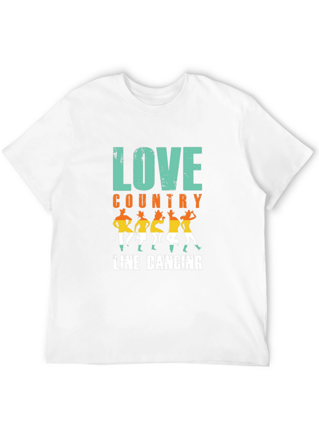 Love Country Line Dancing Graphic T-Shirt