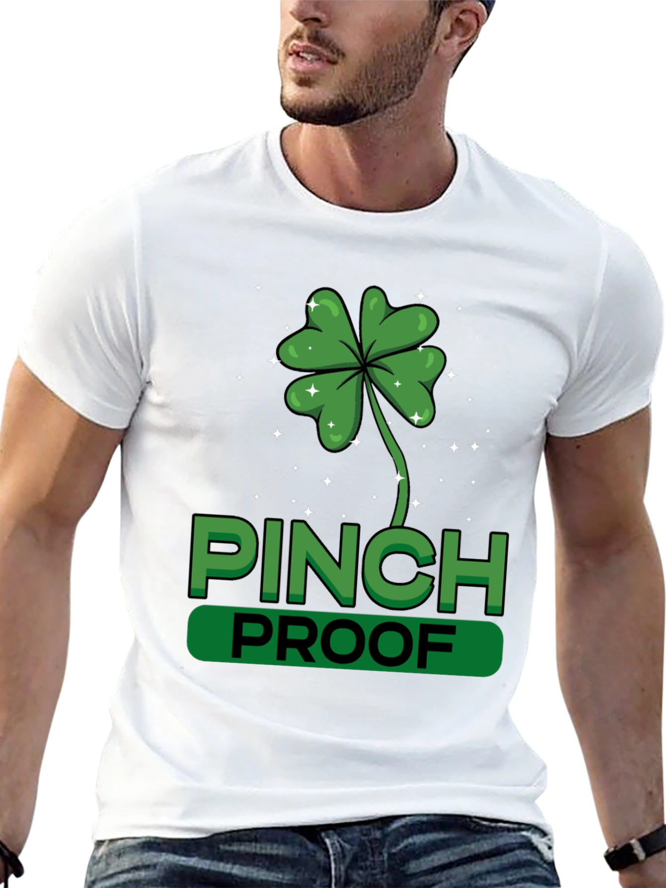 St. Patricks Day Pinch Proof Clover T-Shirt