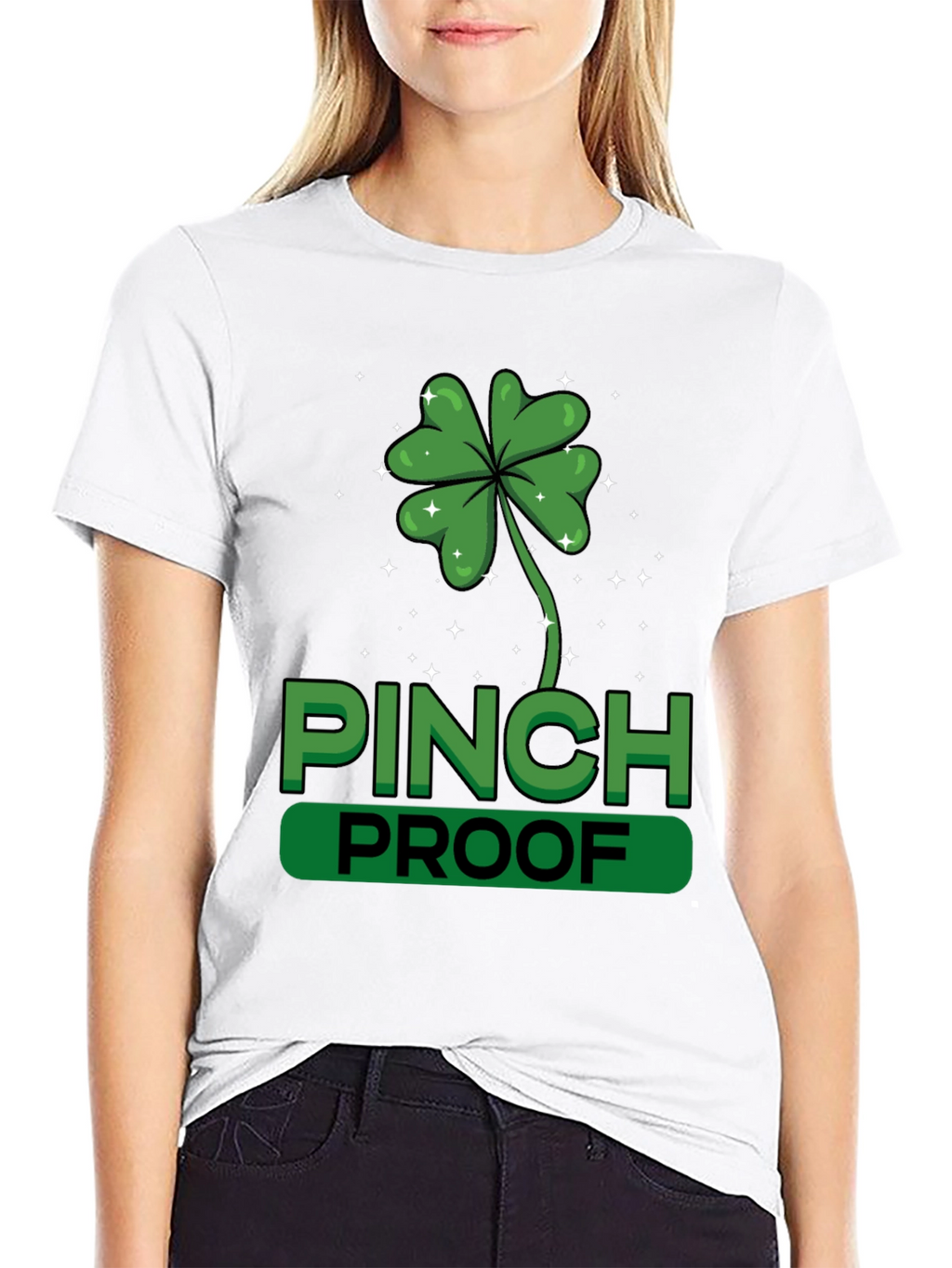 St. Patricks Day Pinch Proof Clover T-Shirt