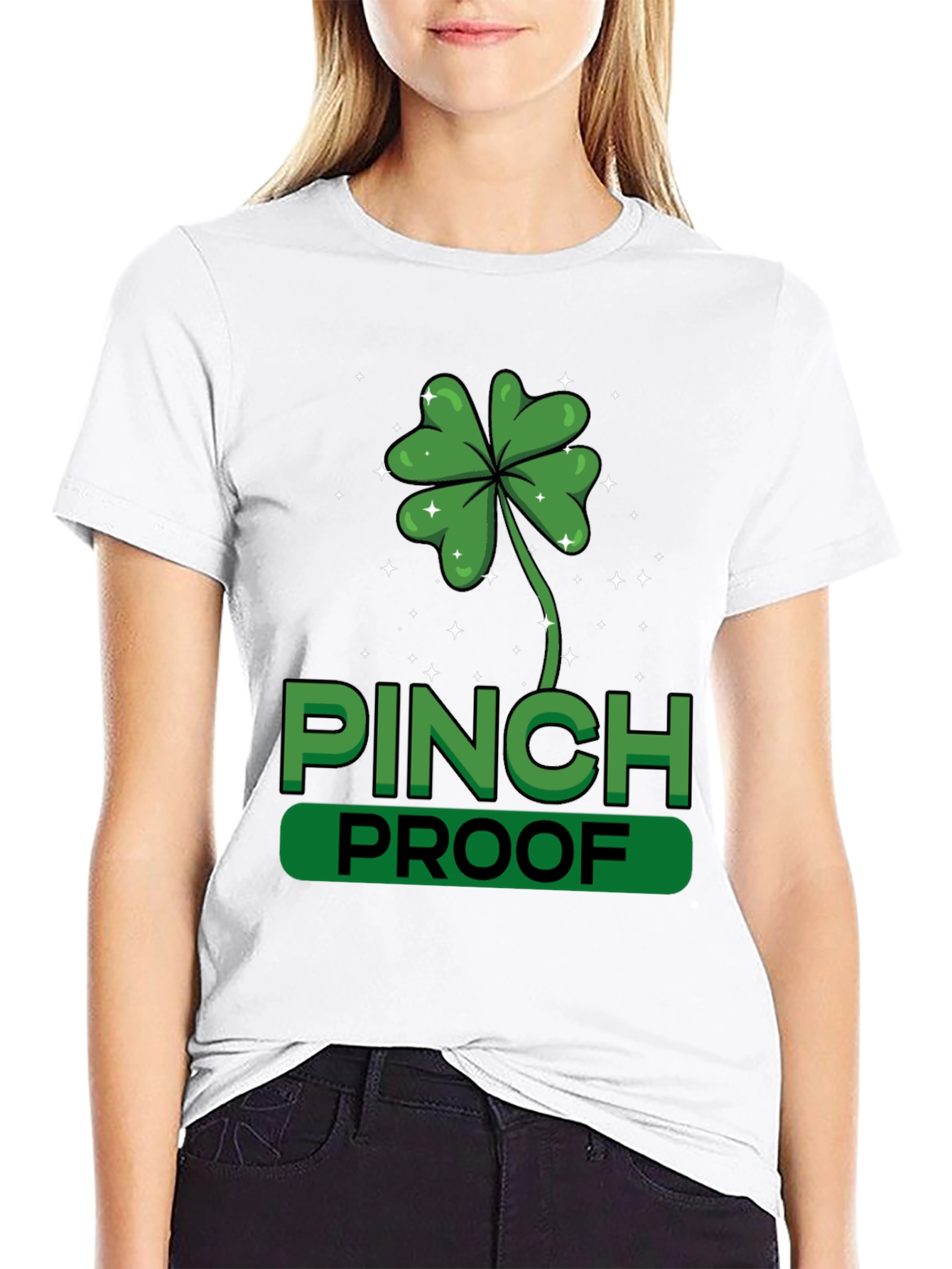 St. Patricks Day Pinch Proof Clover T-Shirt