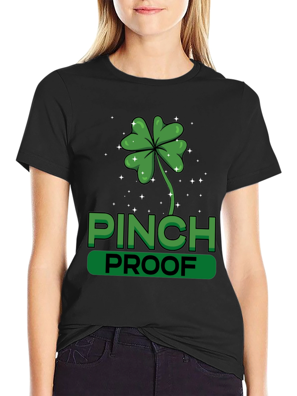 St. Patricks Day Pinch Proof Clover T-Shirt
