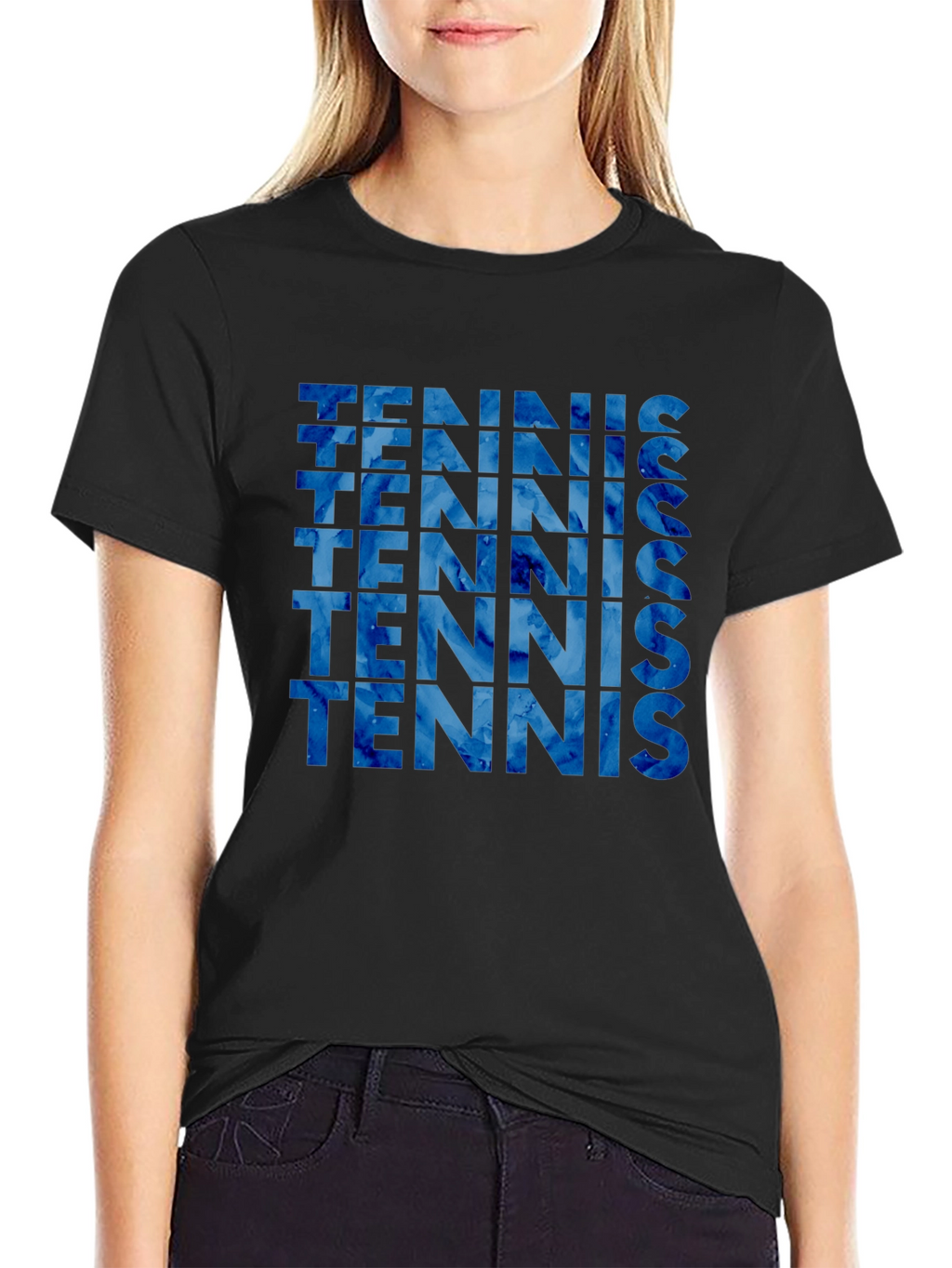 Tennis Word Art Tee