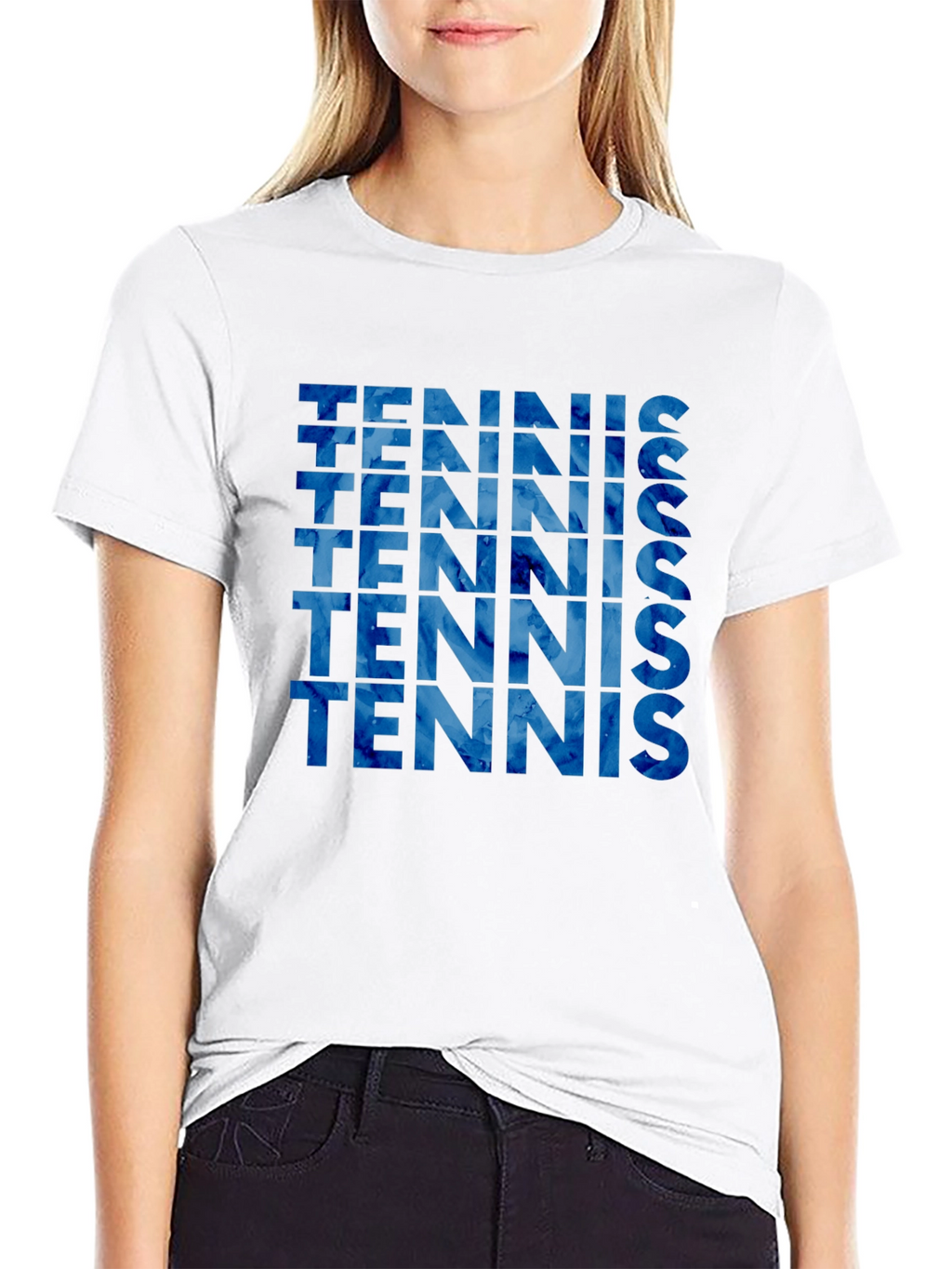 Tennis Word Art Tee