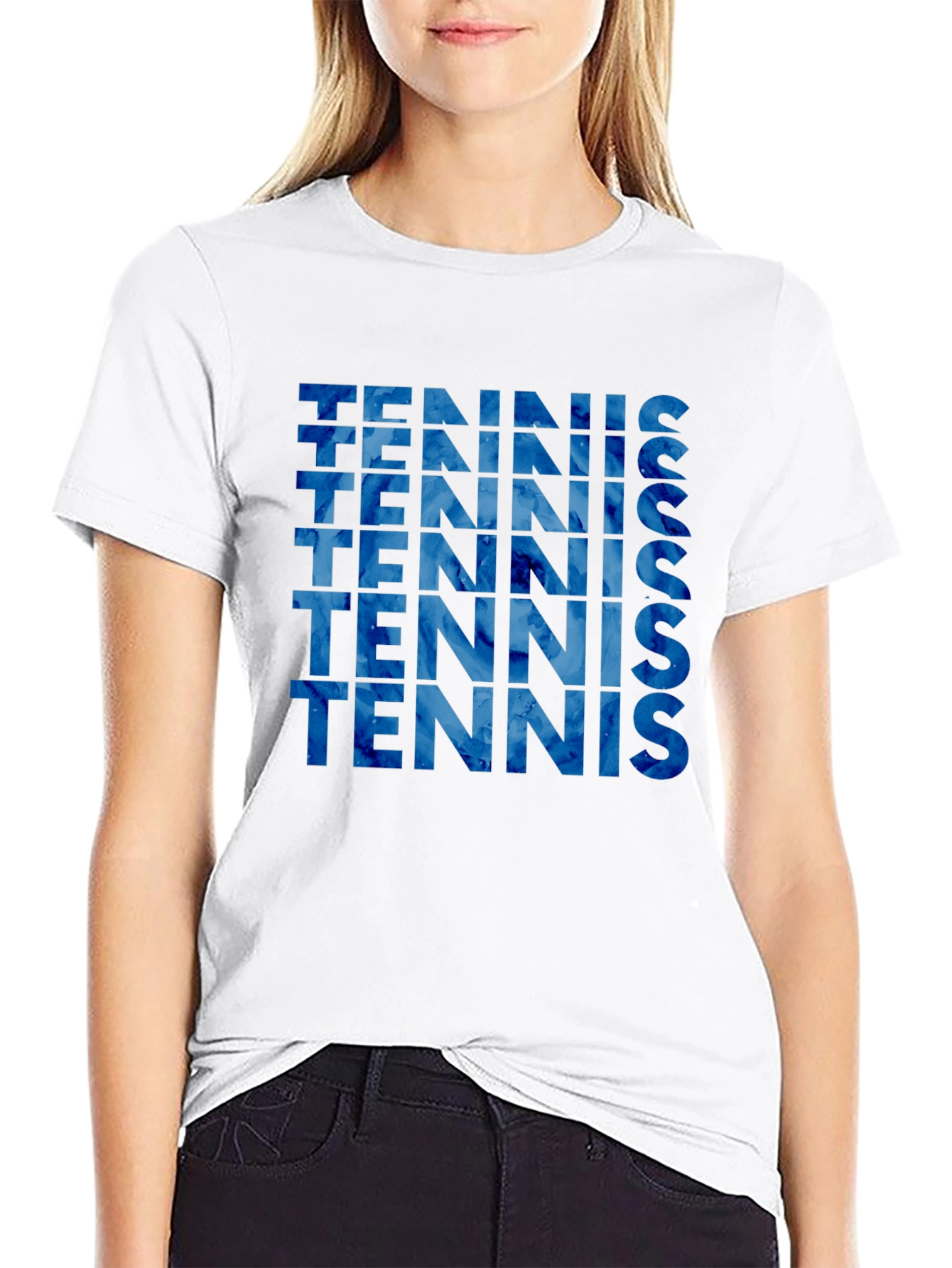 Tennis Word Art Tee