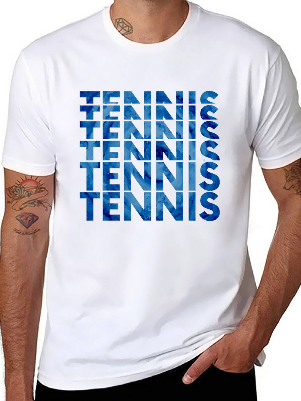 Tennis Word Art Tee