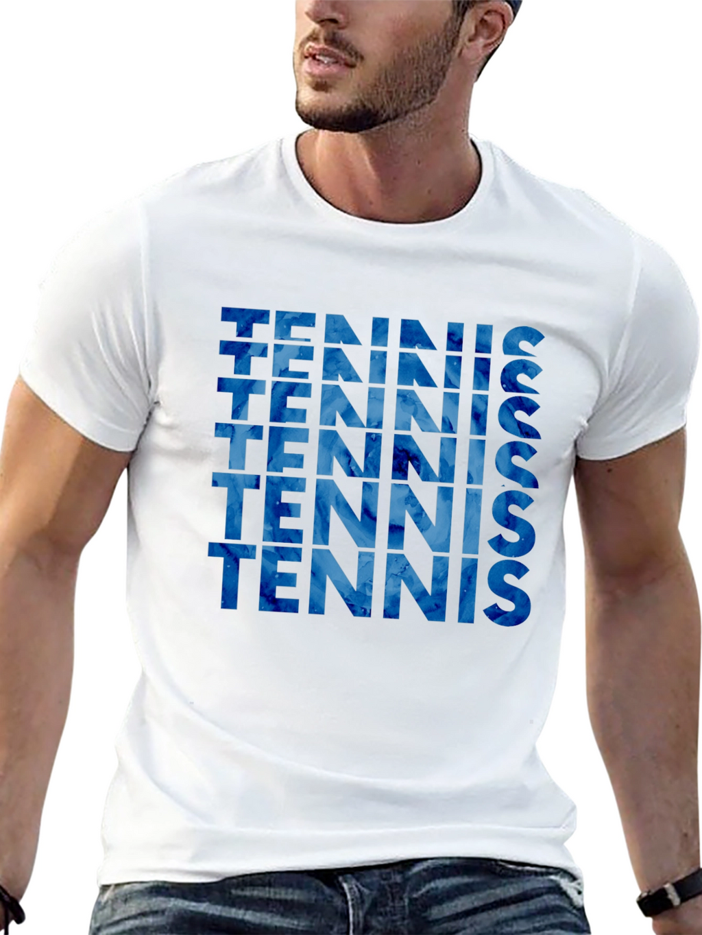 Tennis Word Art Tee