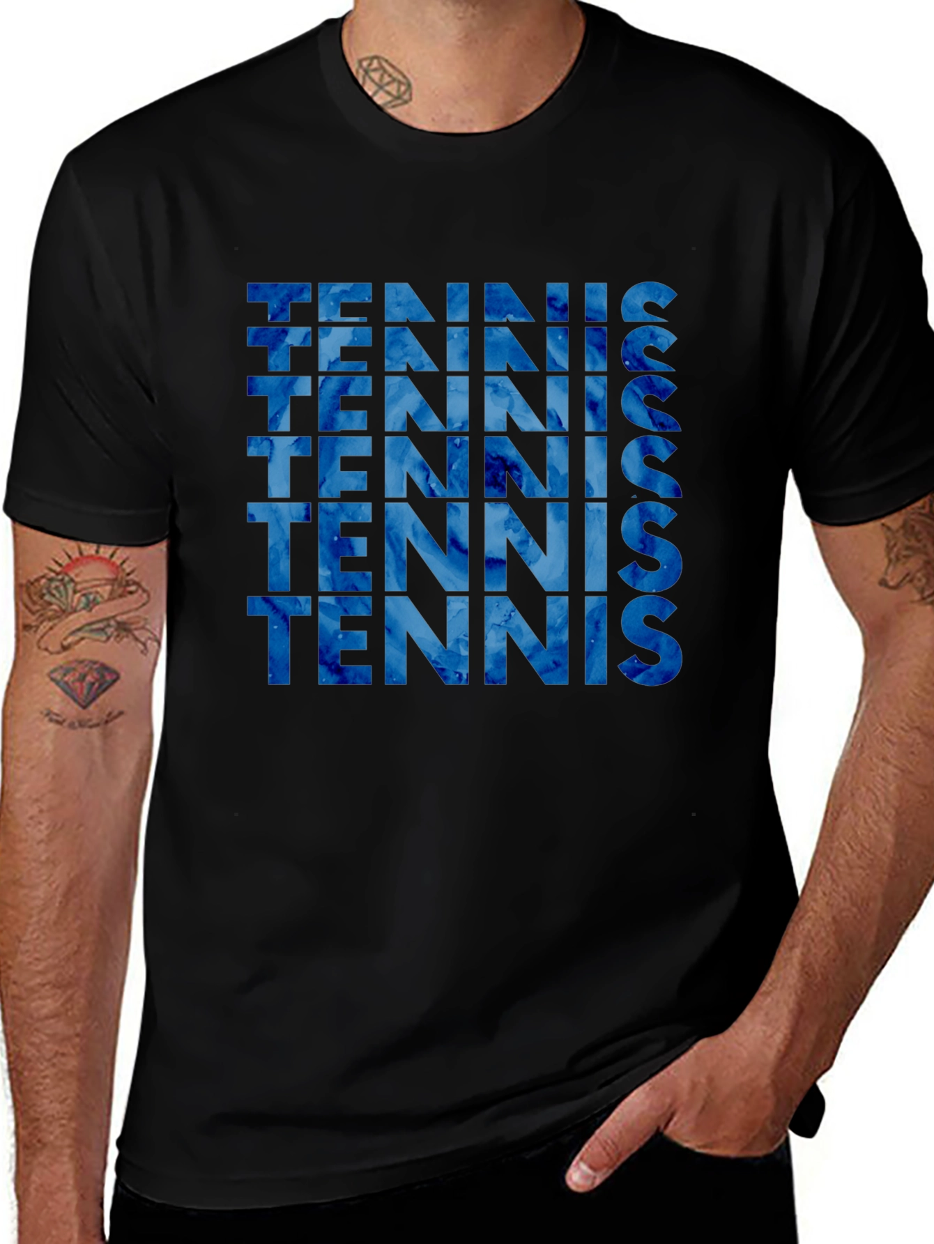 Tennis Word Art Tee