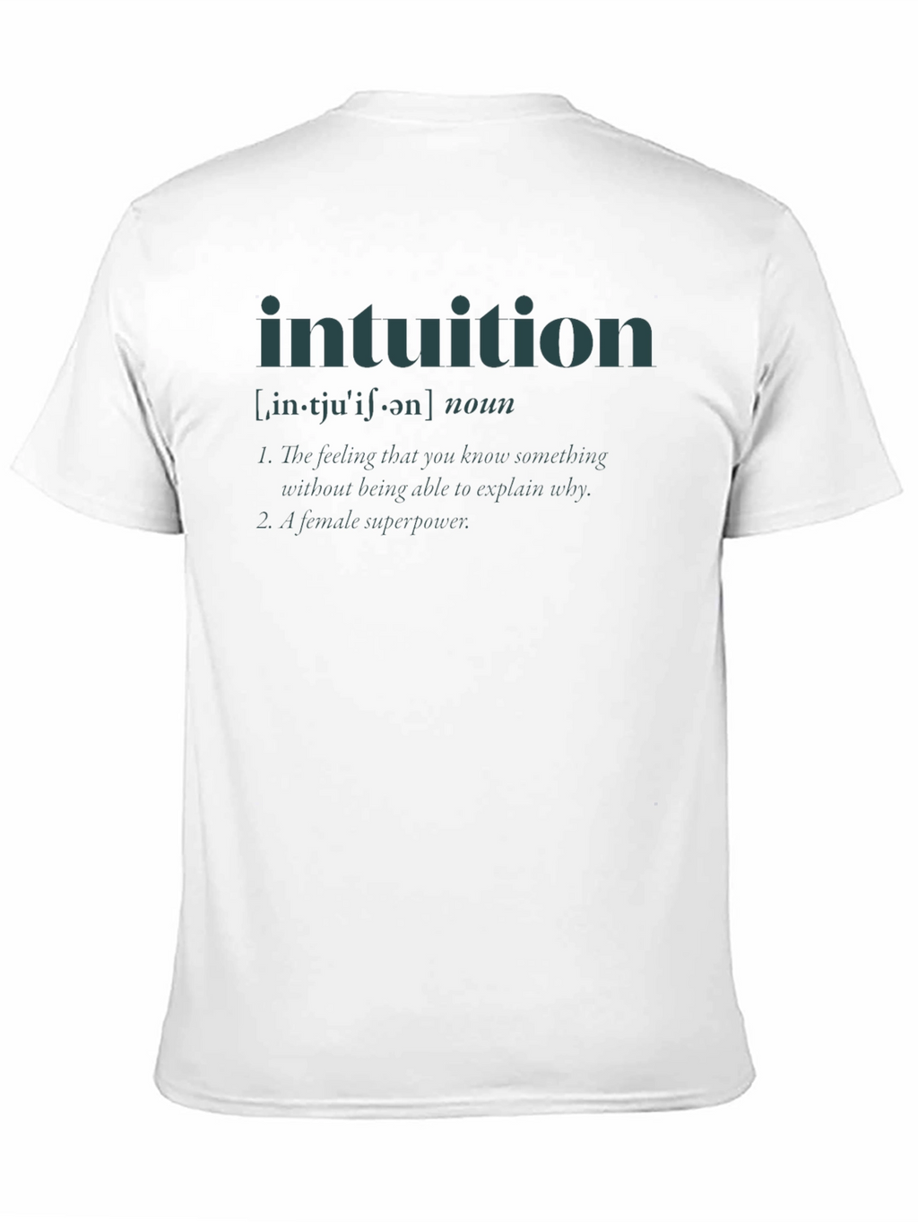 Intuition Definition Black T-Shirt
