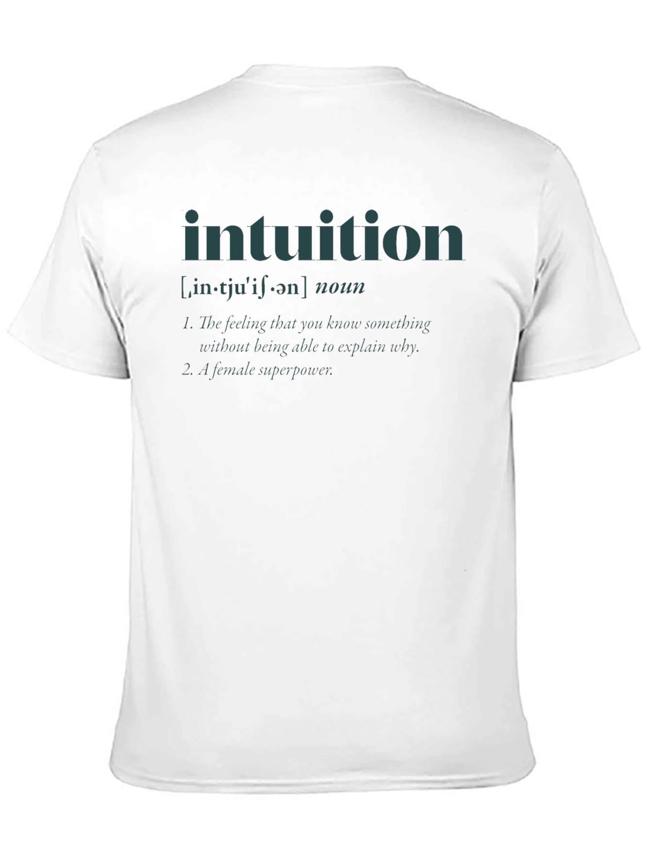 Intuition Definition Black T-Shirt