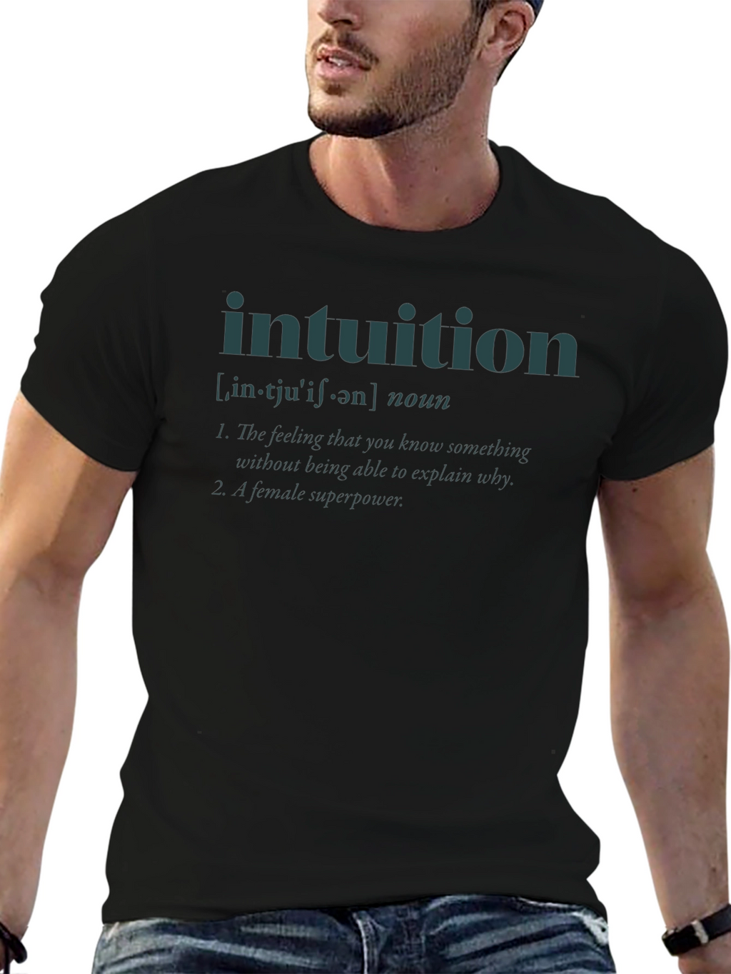 Intuition Definition Black T-Shirt