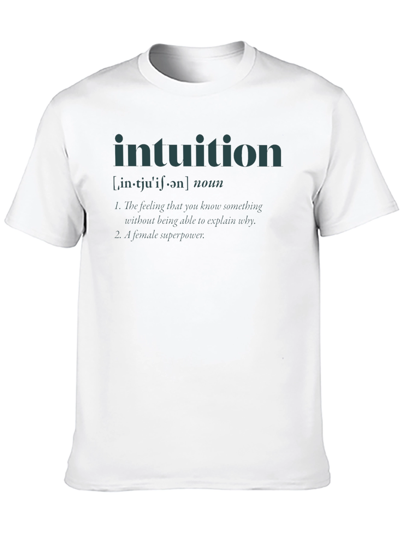 Intuition Definition Black T-Shirt