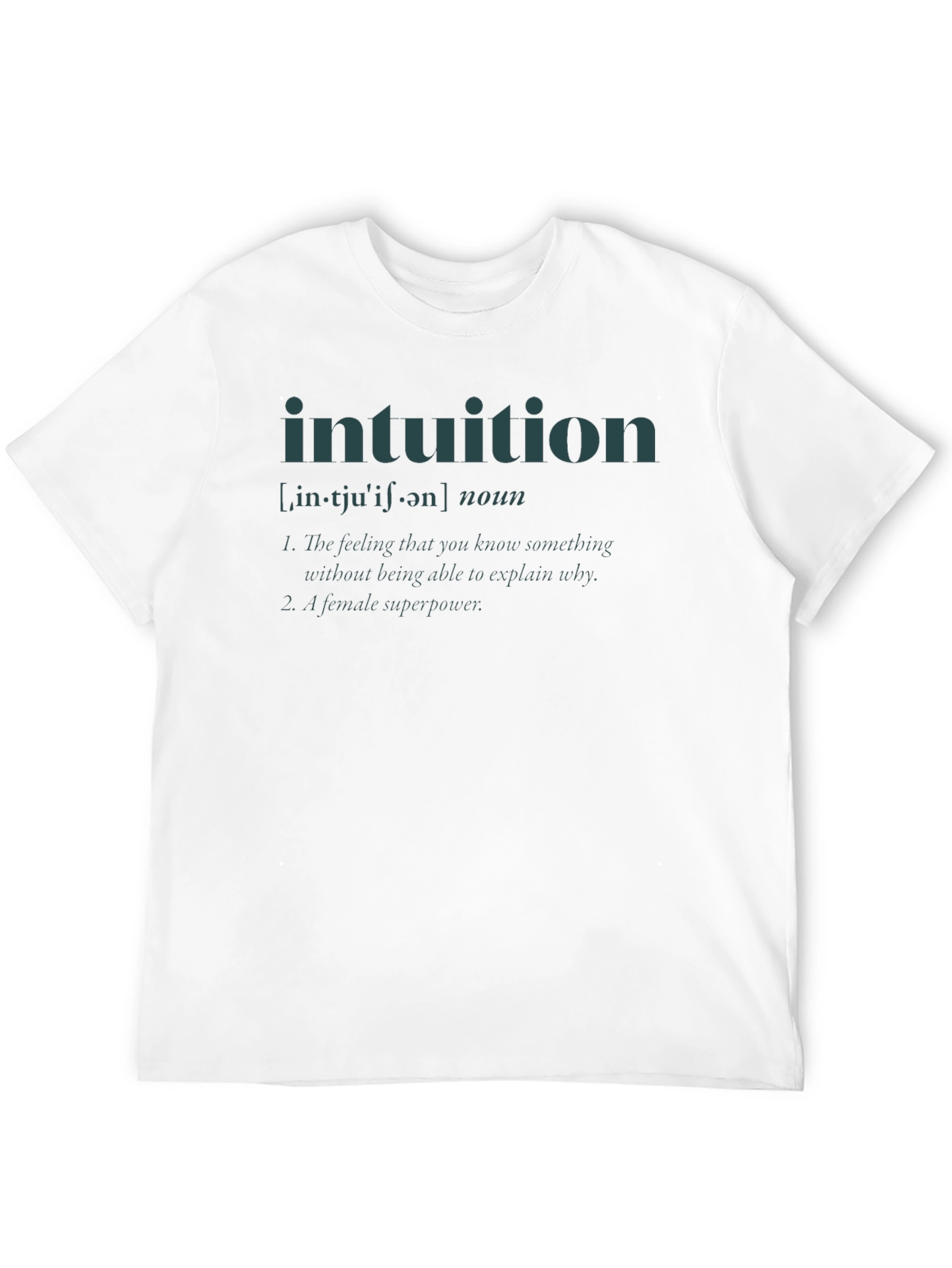 Intuition Definition Black T-Shirt