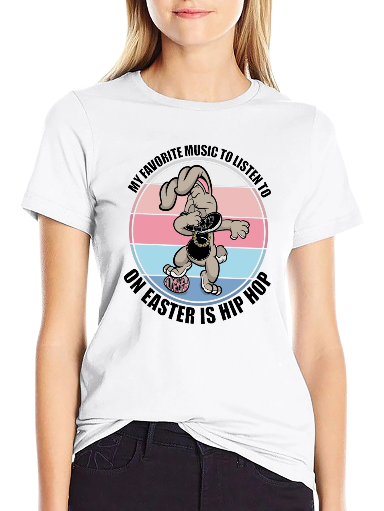 Hip Hop Easter Bunny T-Shirt