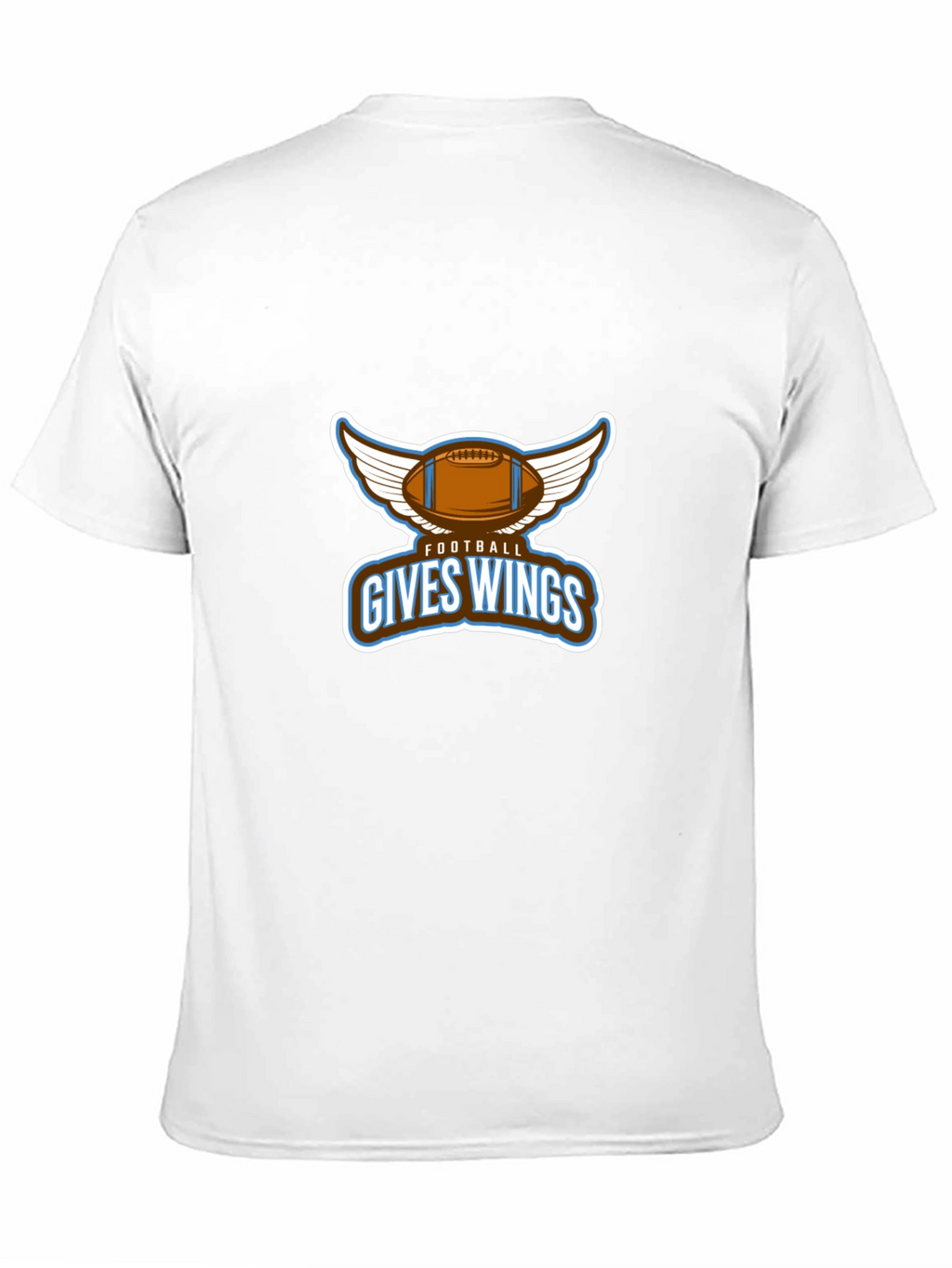 Football Gives Wings Black T-Shirt