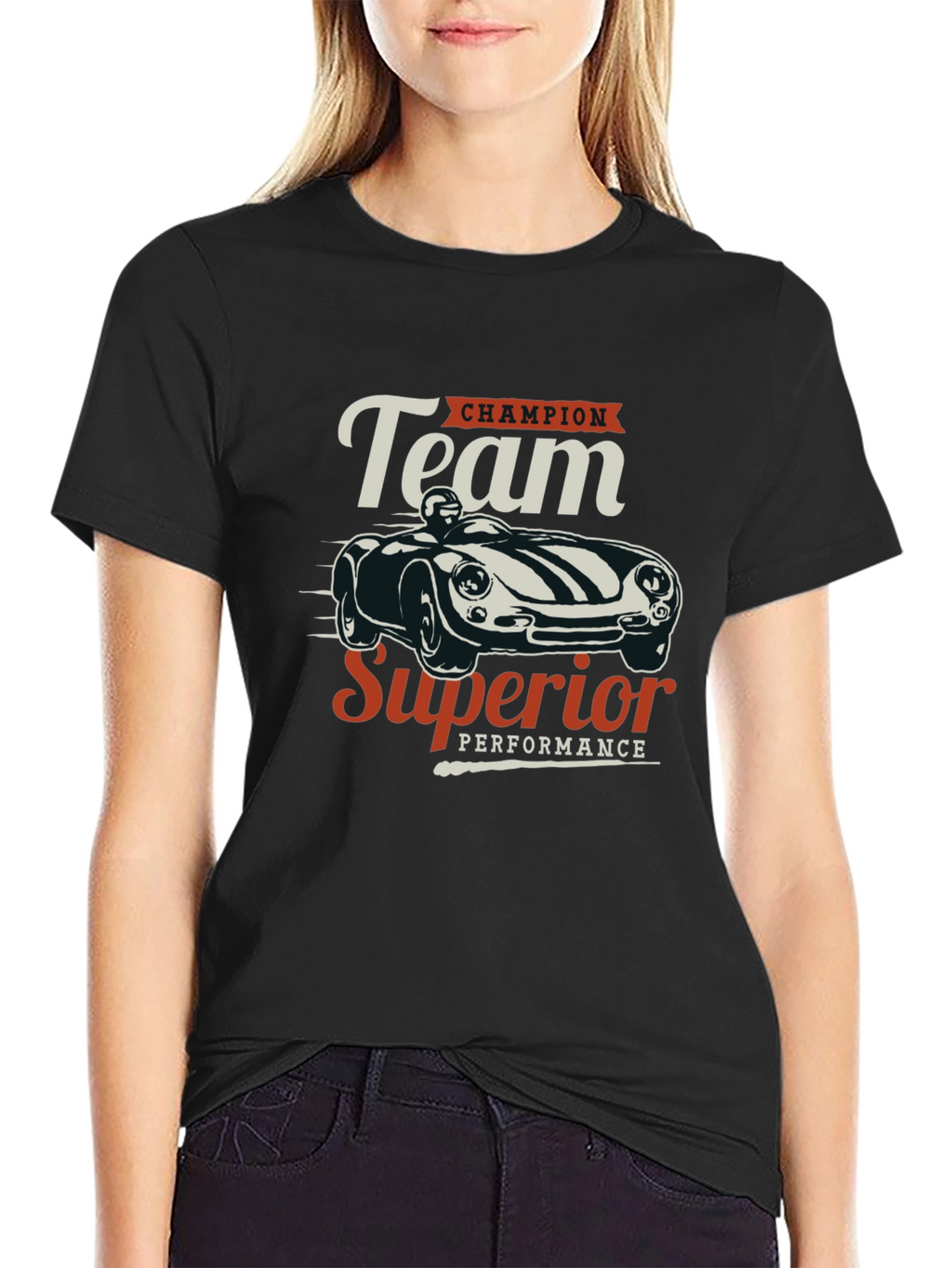 Team Champion Superior Performance Black T-Shirt