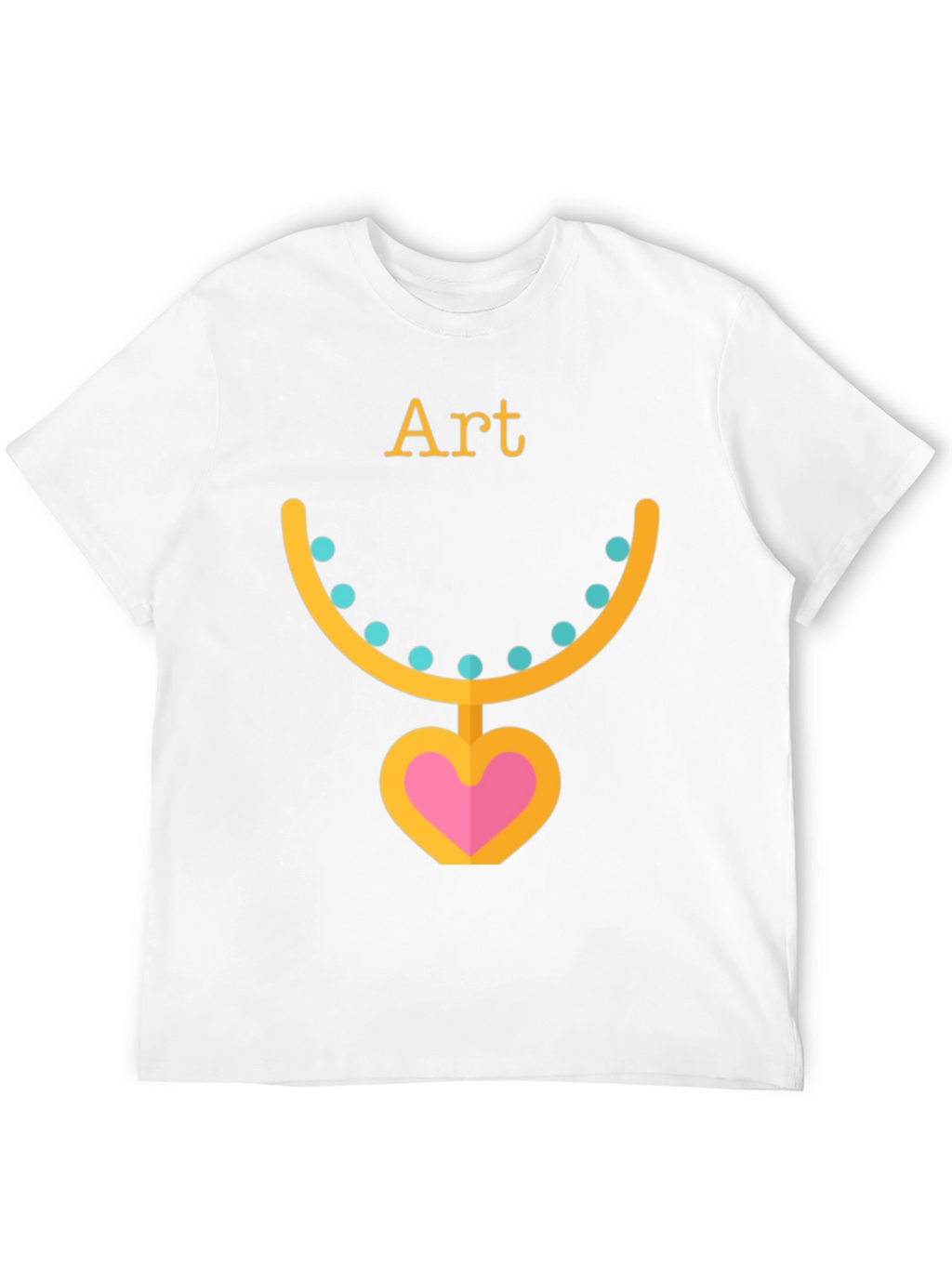 Art Necklace T-Shirt - Black Graphic Tee