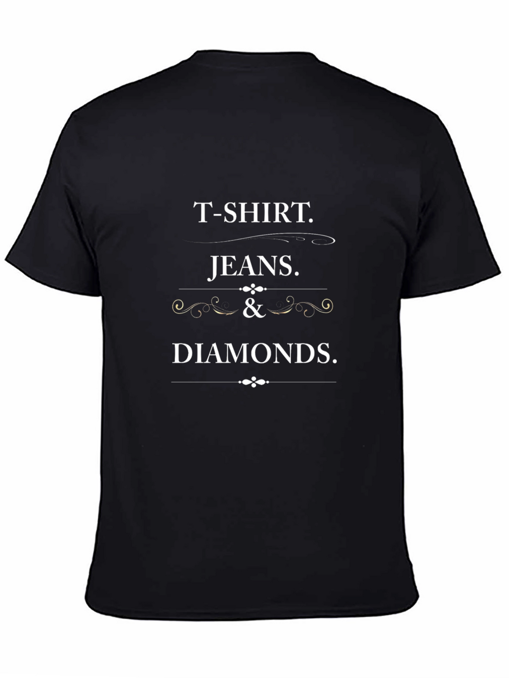T-Shirt Jeans and Diamonds Crewneck Tee