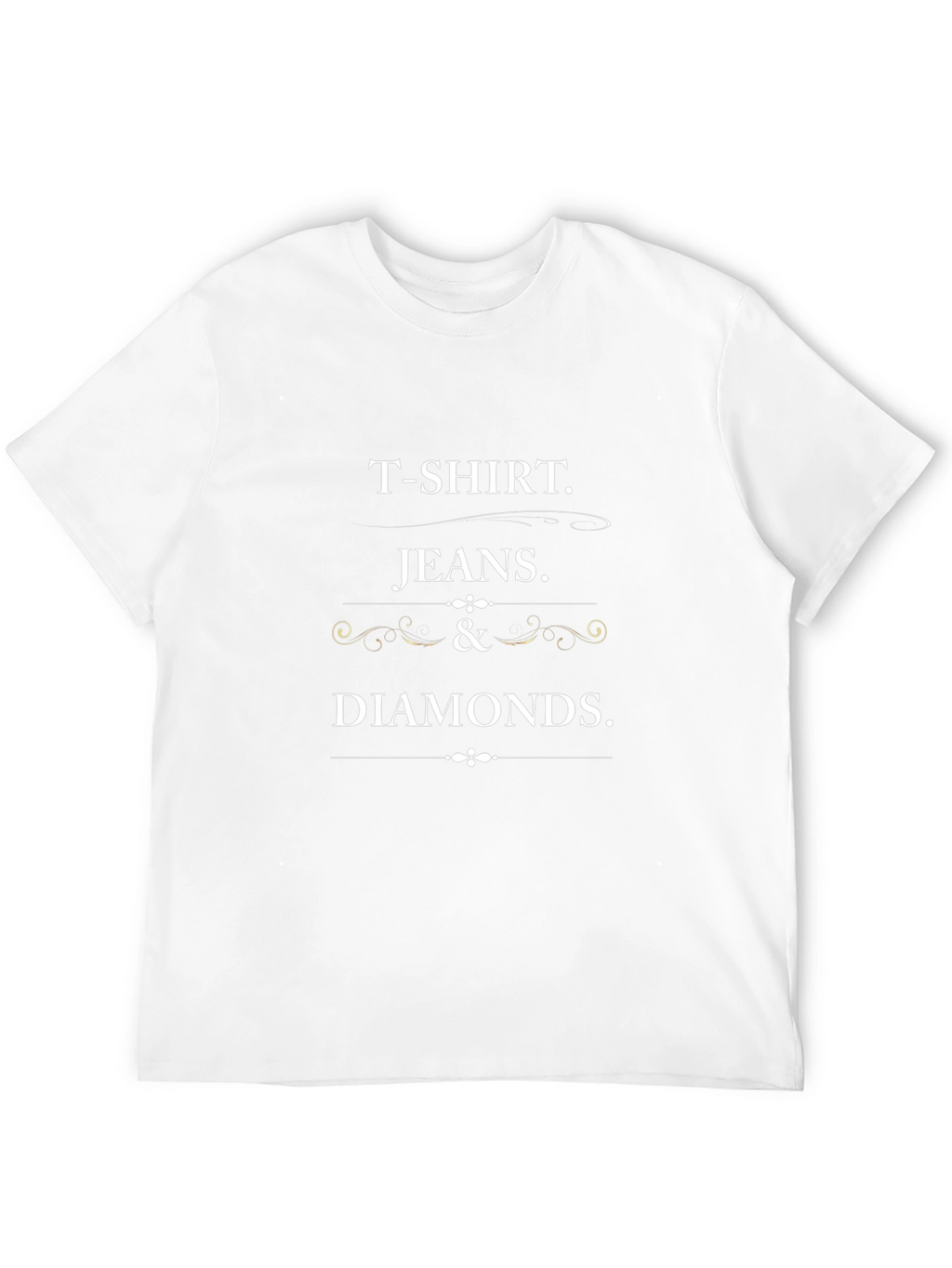 T-Shirt Jeans and Diamonds Crewneck Tee
