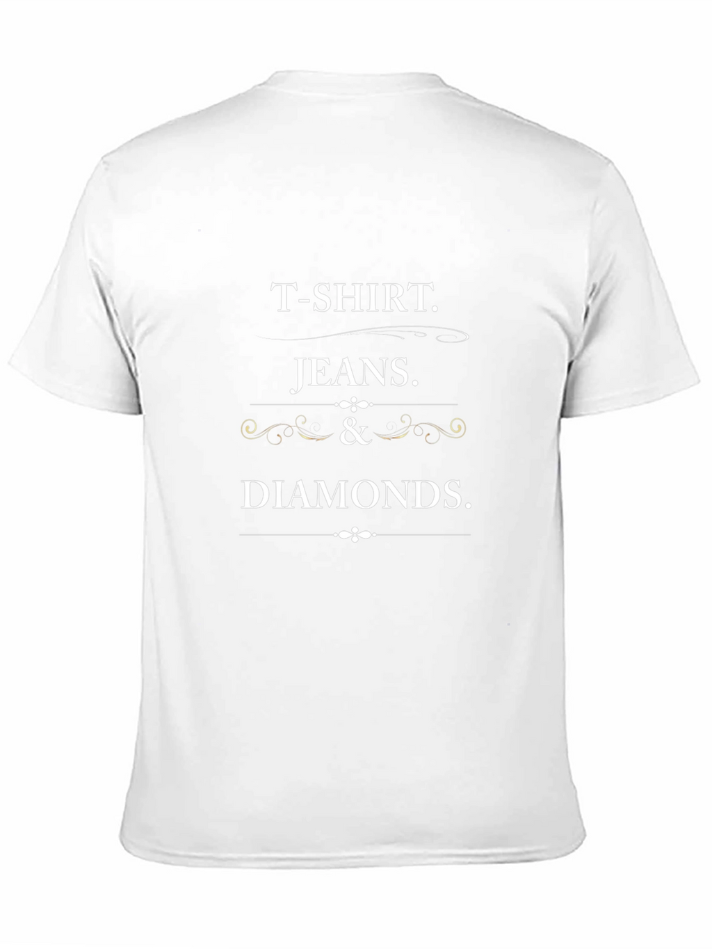 T-Shirt Jeans and Diamonds Crewneck Tee