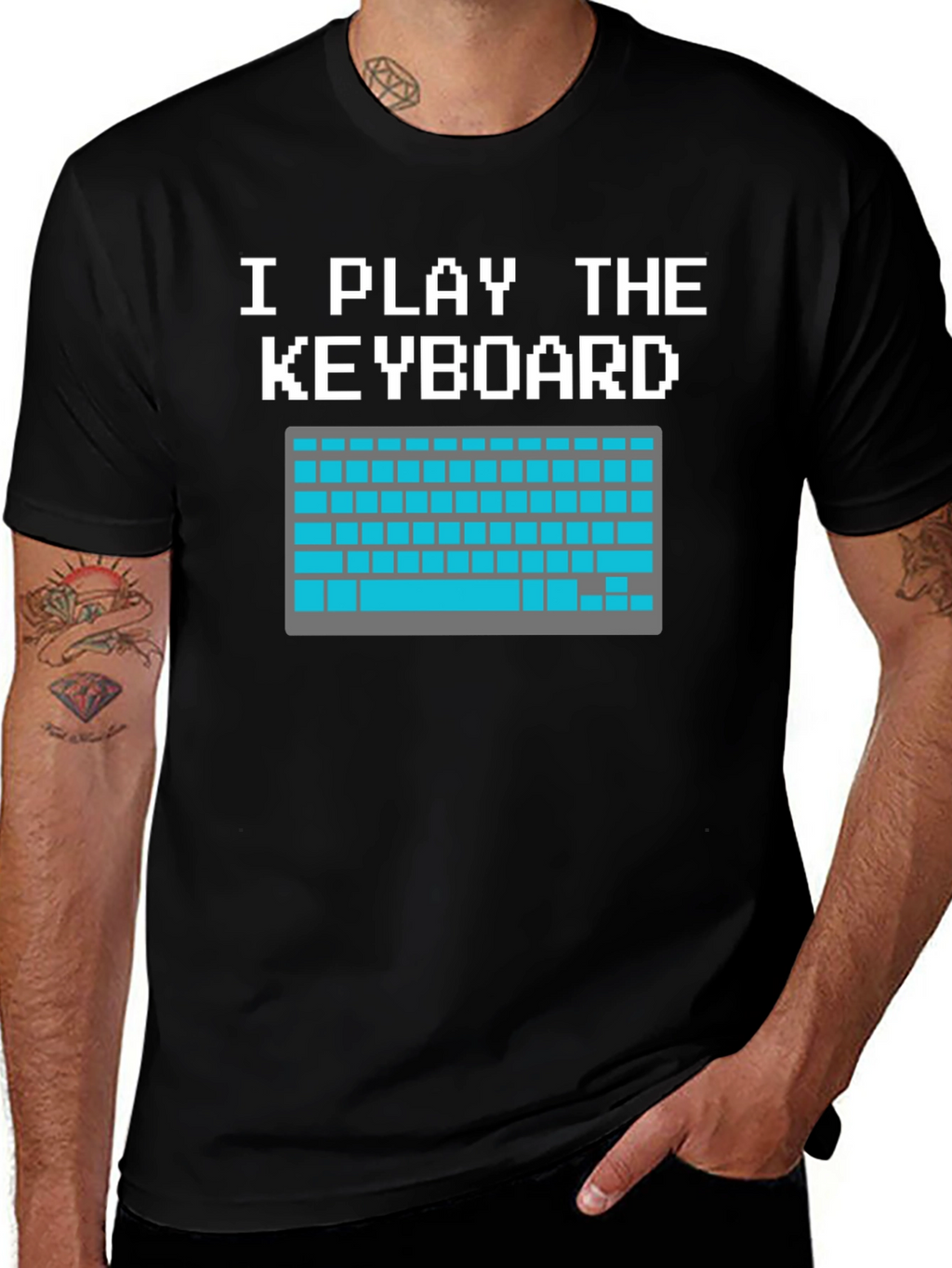 I Play The Keyboard Funny T-Shirt
