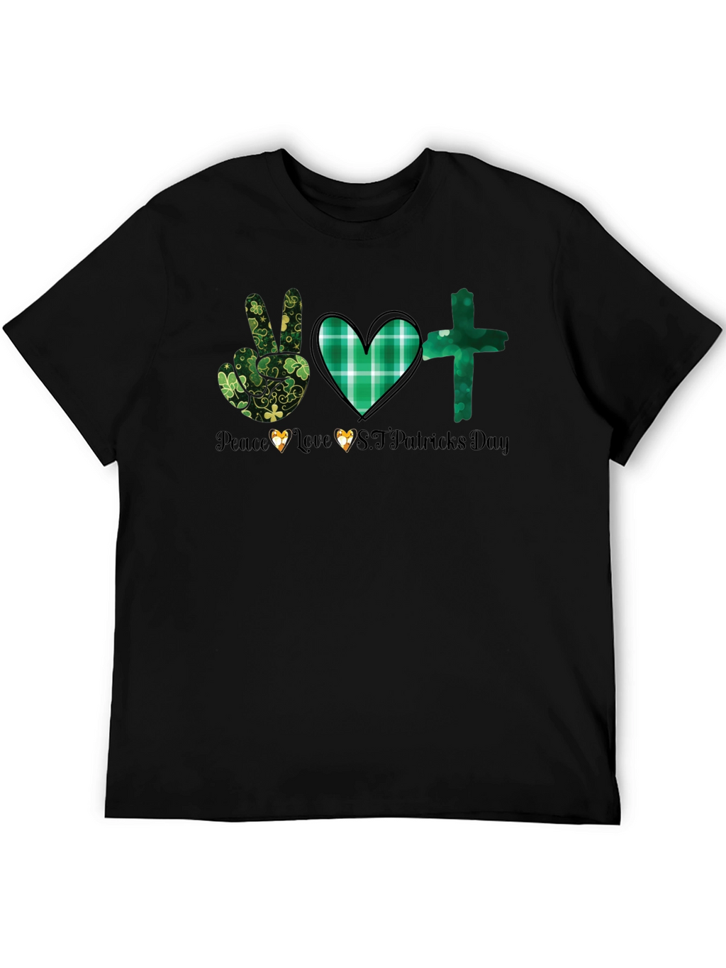 St. Patricks Day Graphic Tee - Peace Love Luck