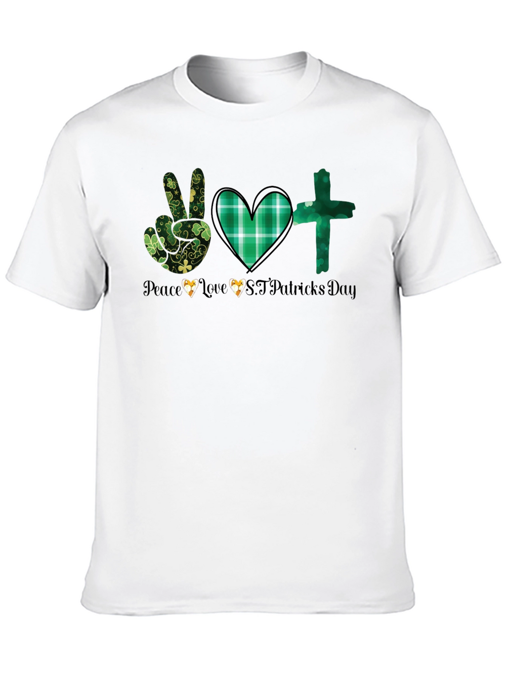 St. Patricks Day Graphic Tee - Peace Love Luck