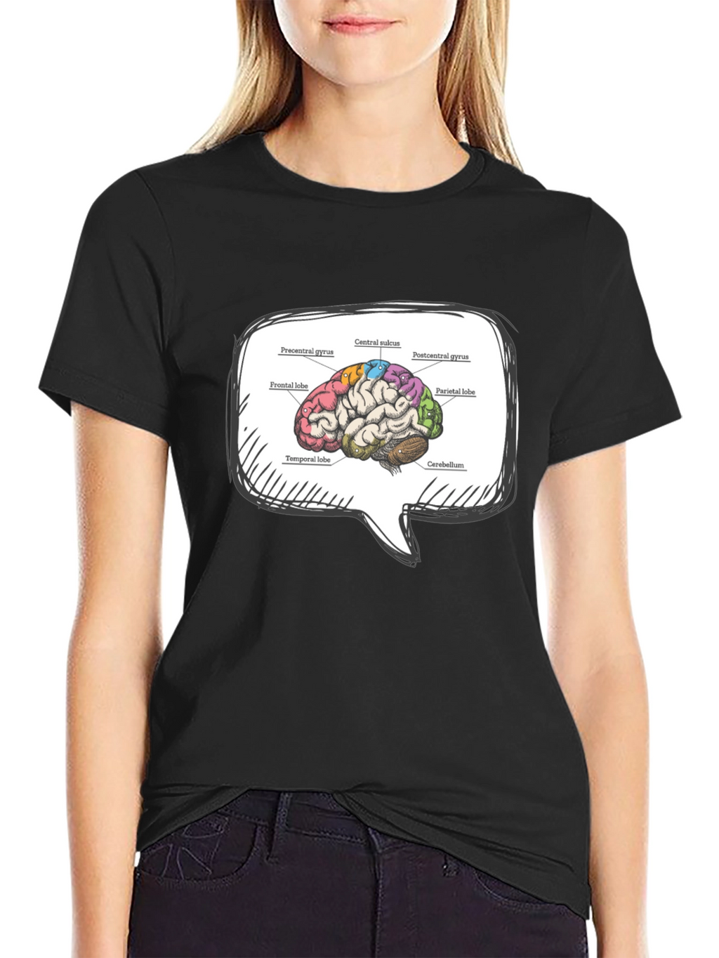 Brain Anatomy T-Shirt - Neurology Student Apparel