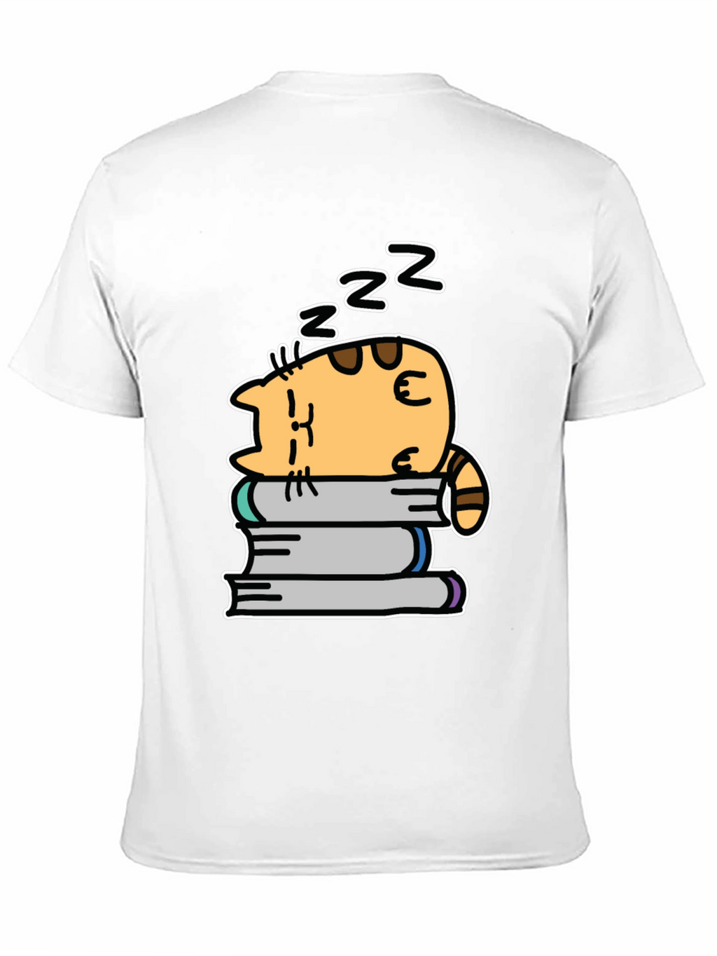 Cute Cat Nap T-Shirt - Unisex Black Tee