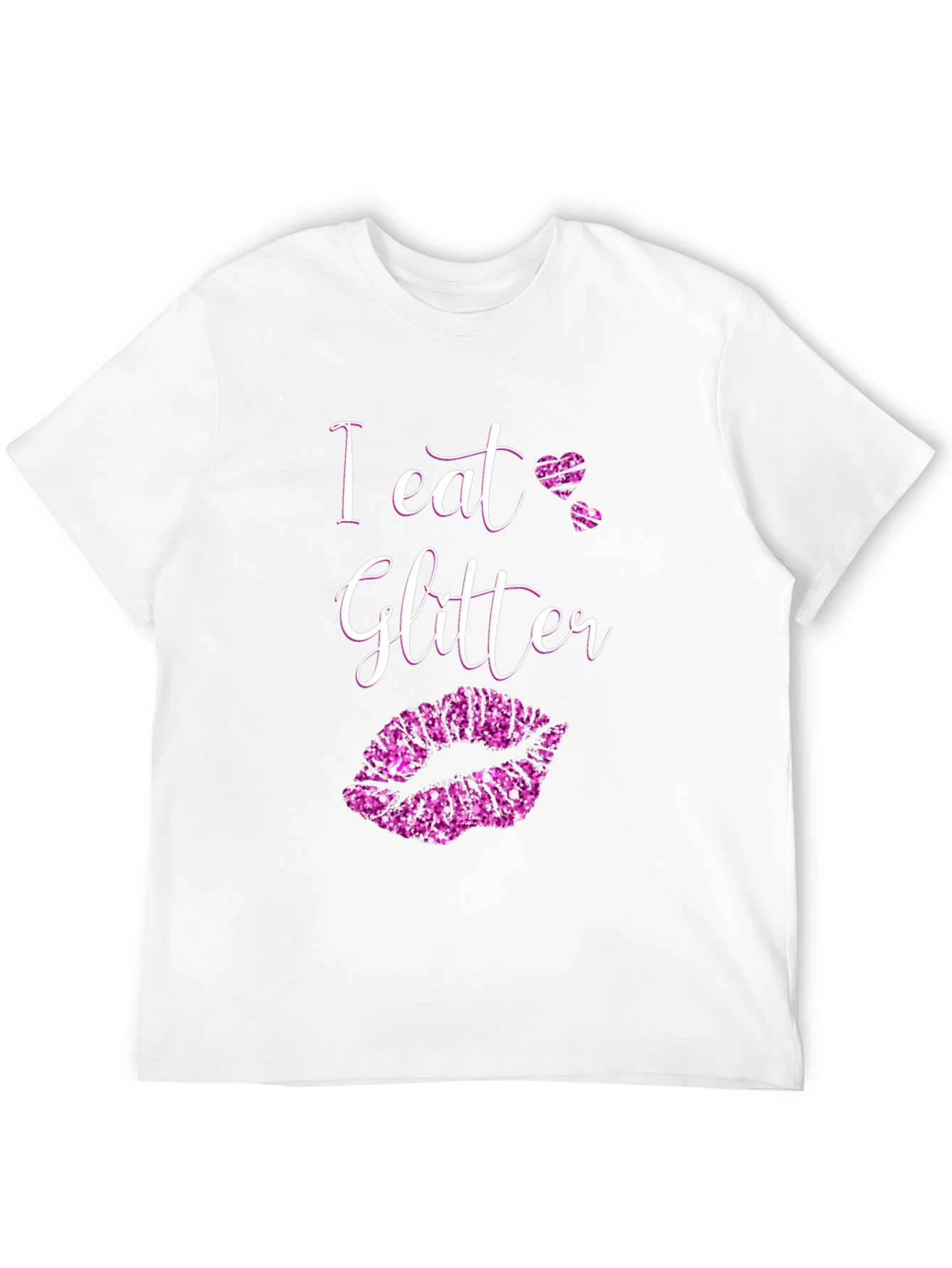 I Eat Glitter Black T-Shirt