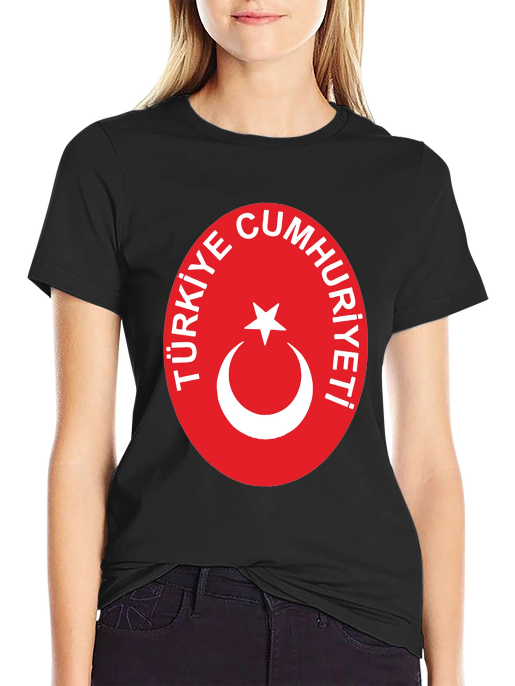 Türkiye Flag Black T-Shirt