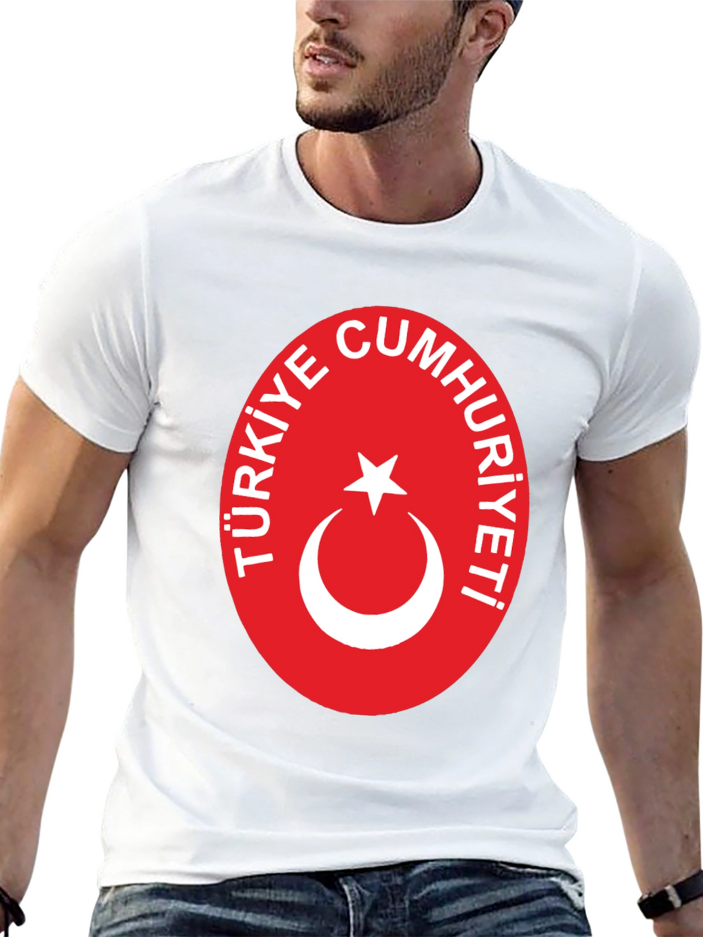 Türkiye Flag Black T-Shirt