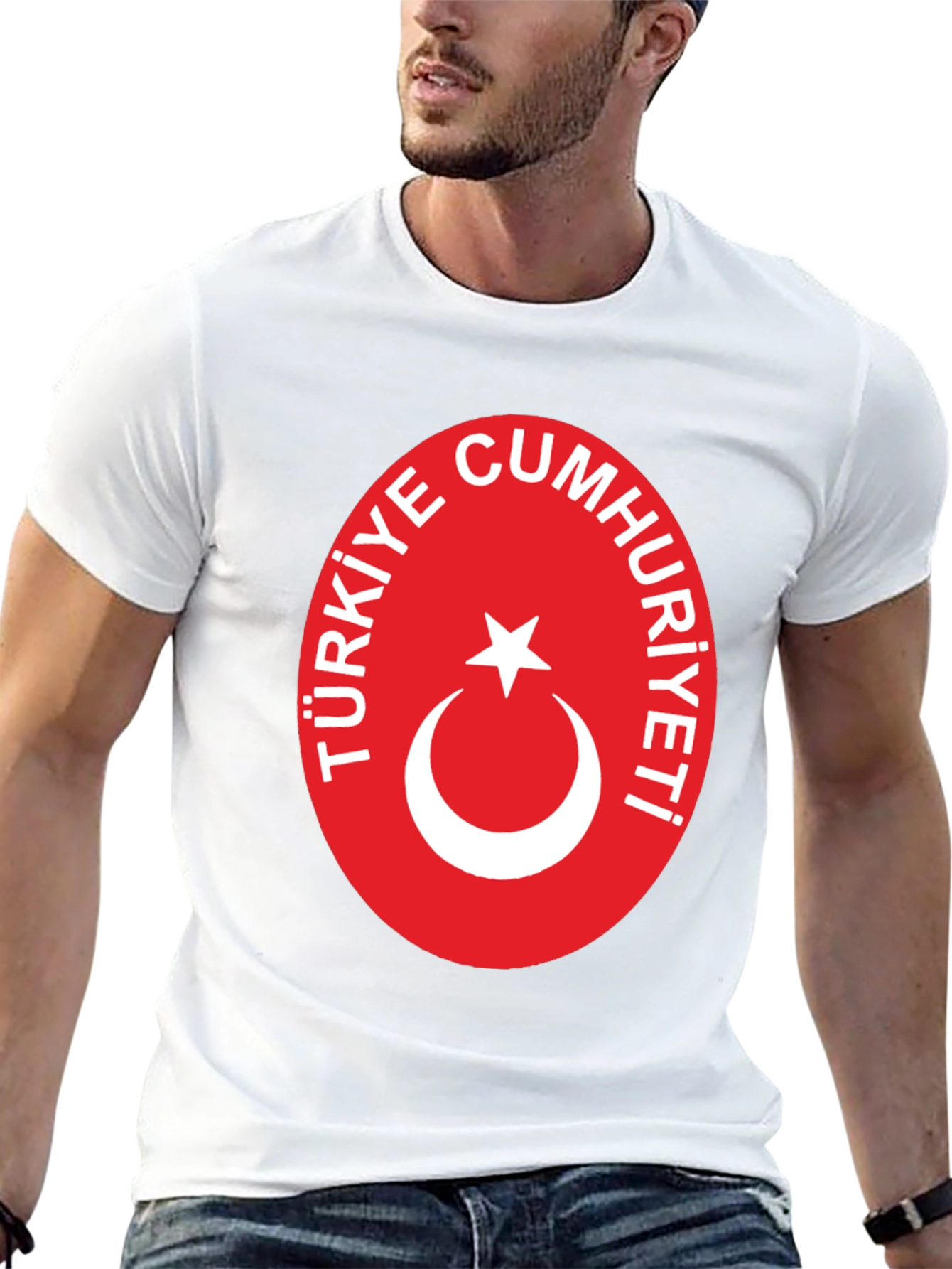 Türkiye Flag Black T-Shirt