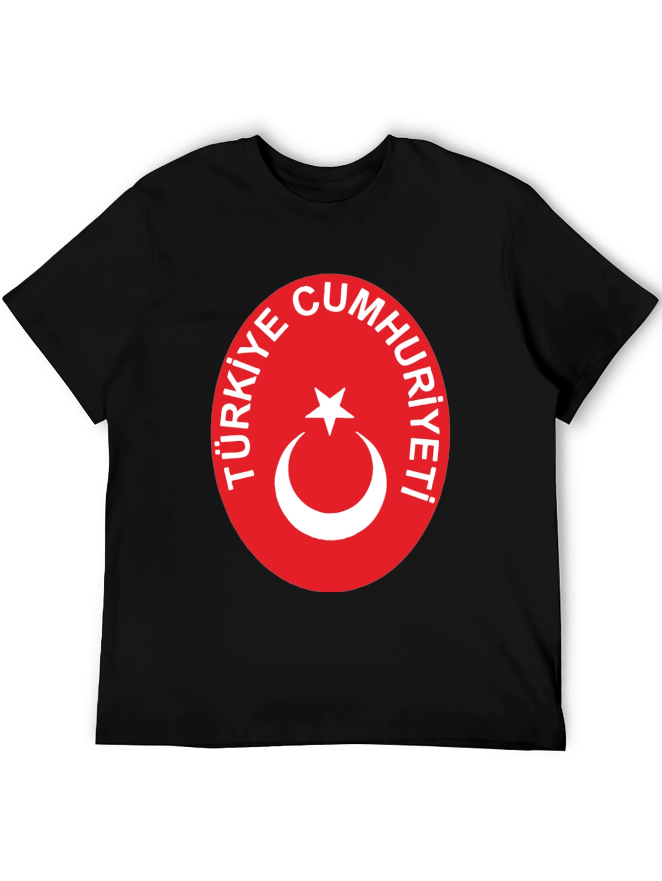 Türkiye Flag Black T-Shirt