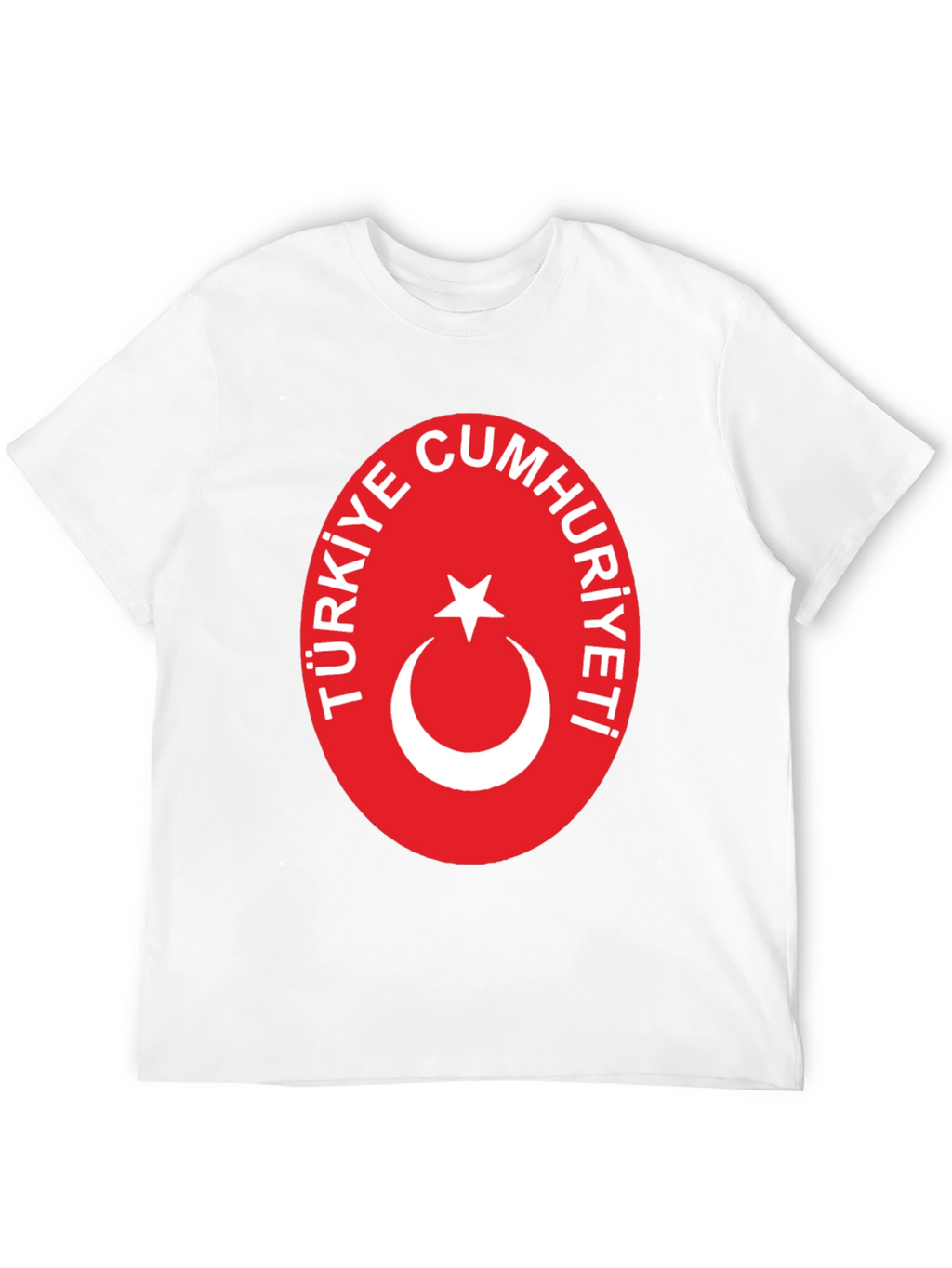 Türkiye Flag Black T-Shirt