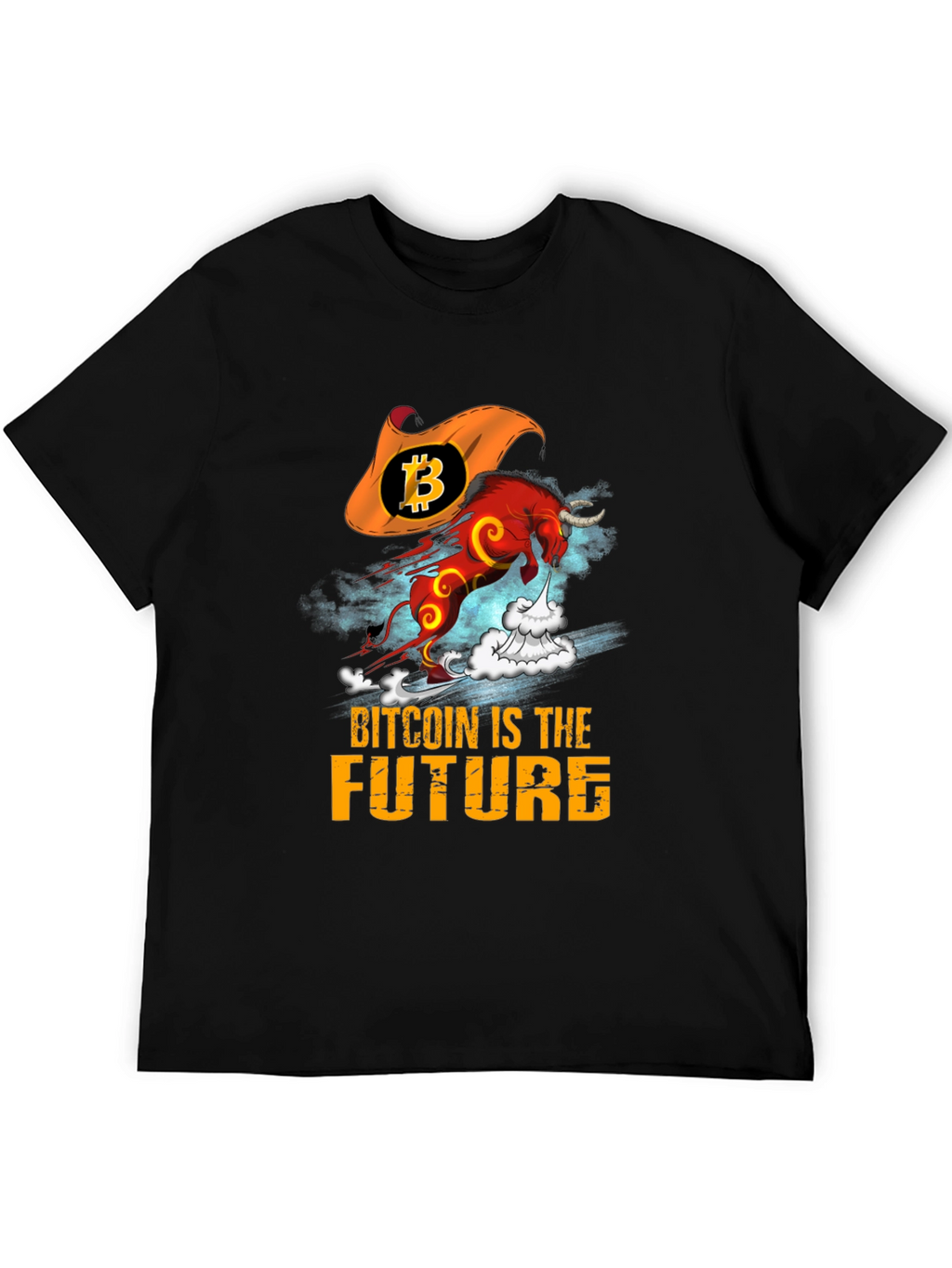 Bitcoin is the Future Bull T-Shirt