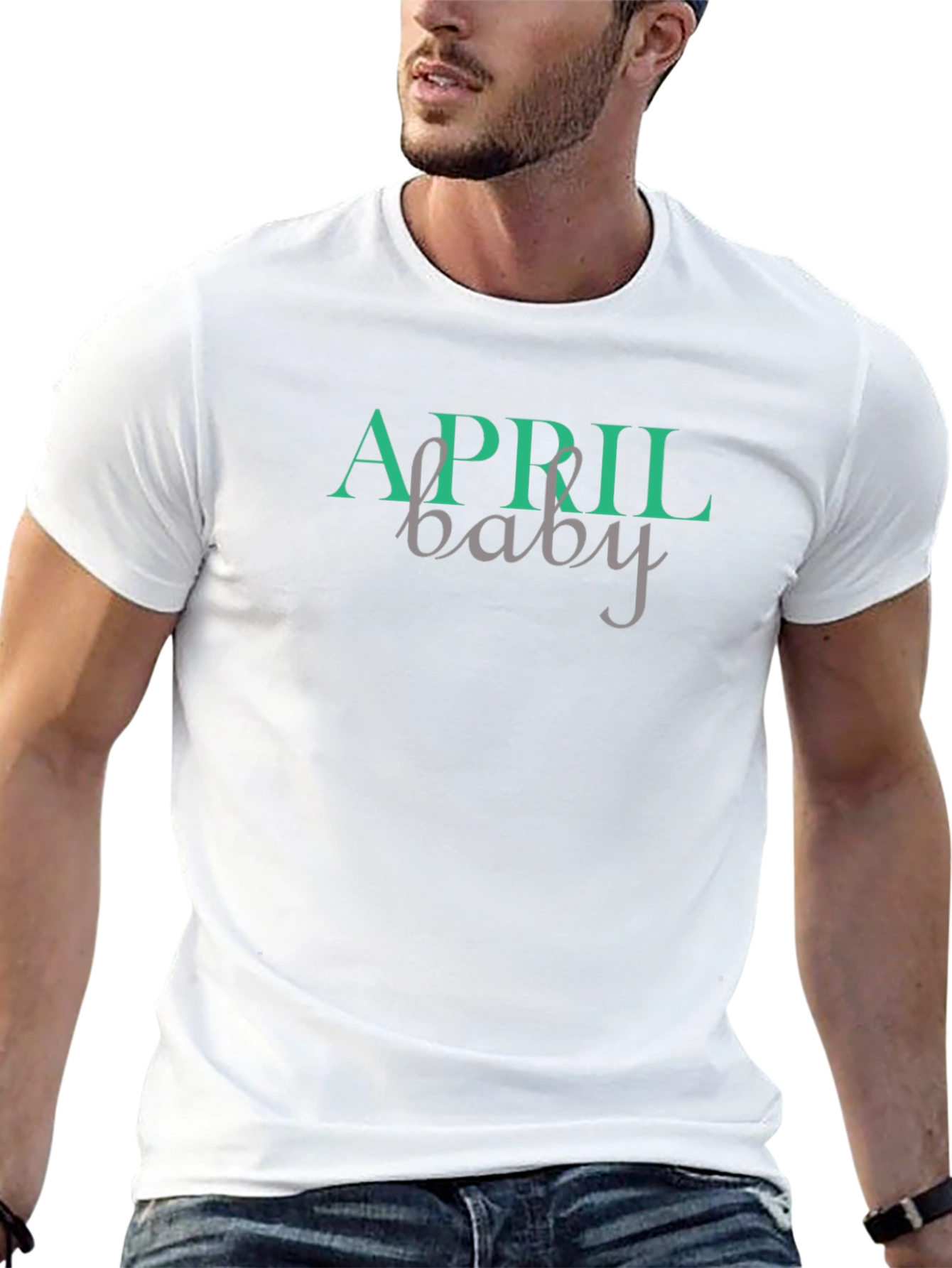 April Baby Black T-Shirt
