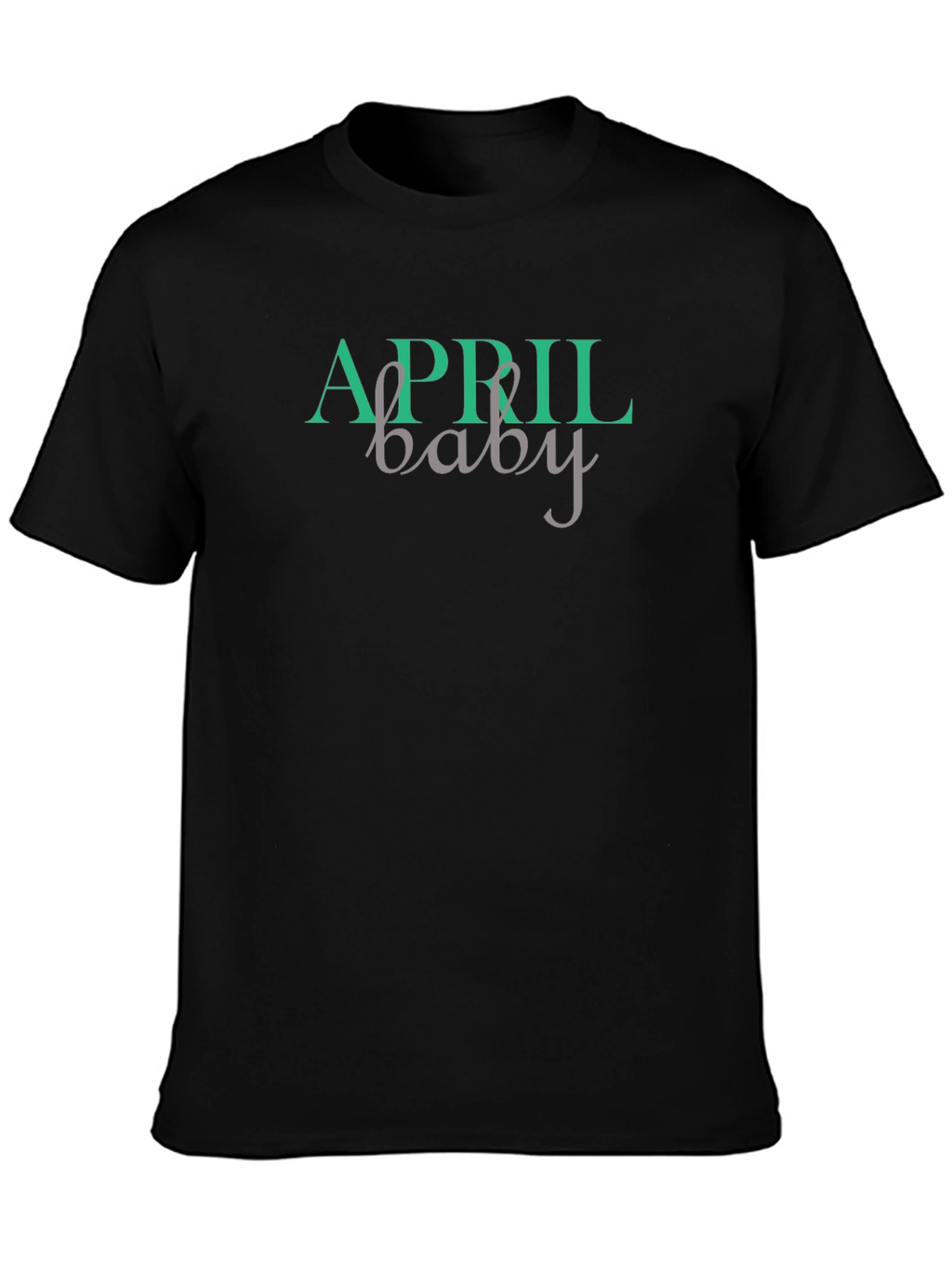 April Baby Black T-Shirt