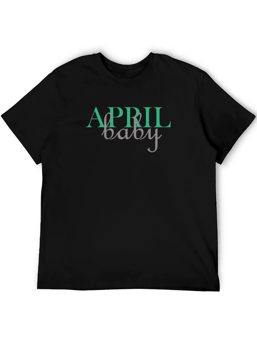 April Baby Black T-Shirt