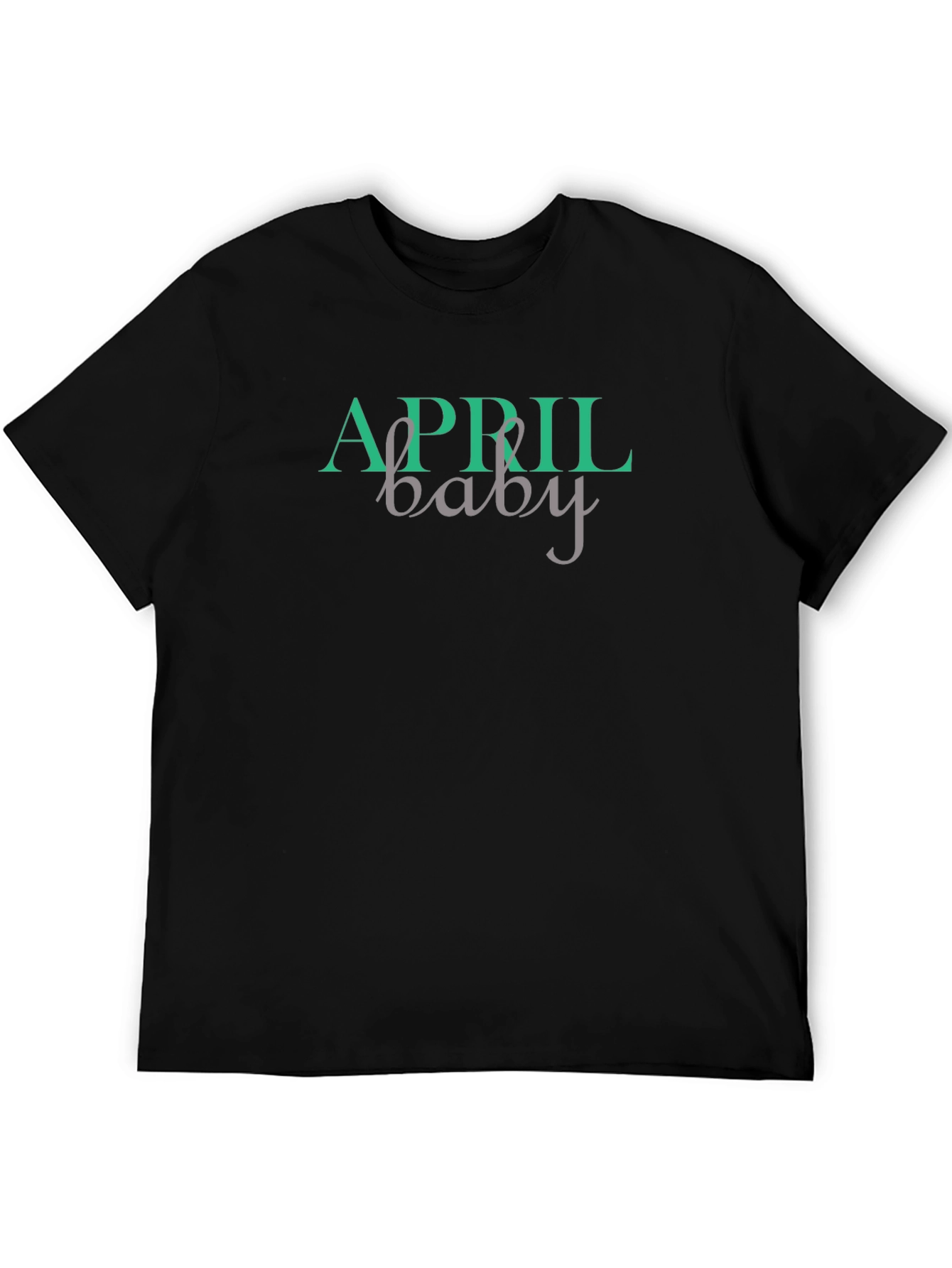 April Baby Black T-Shirt