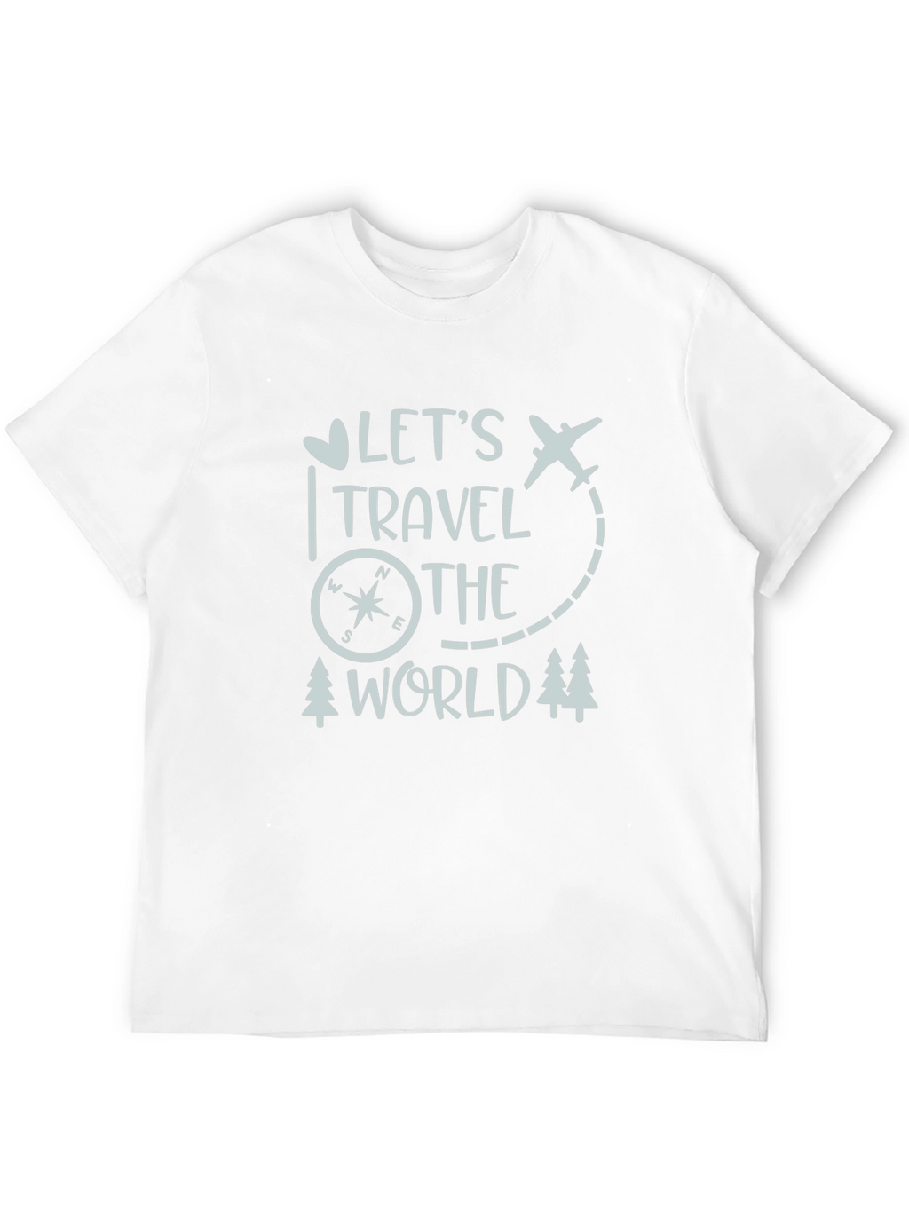 Lets Travel the World Graphic T-Shirt