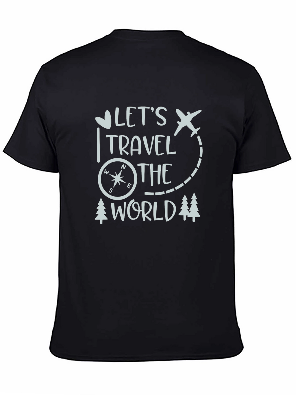 Lets Travel the World Graphic T-Shirt