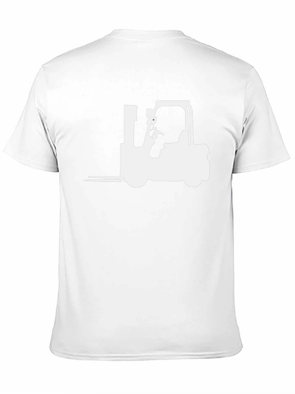Forklift Graphic Tee - Black Cotton Blend