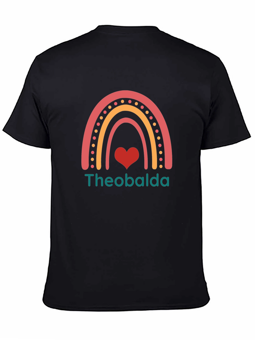 Theobalda Rainbow Heart Graphic Tee