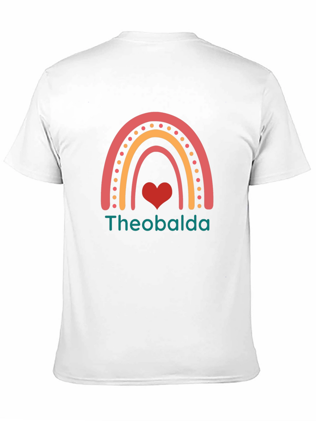 Theobalda Rainbow Heart Graphic Tee