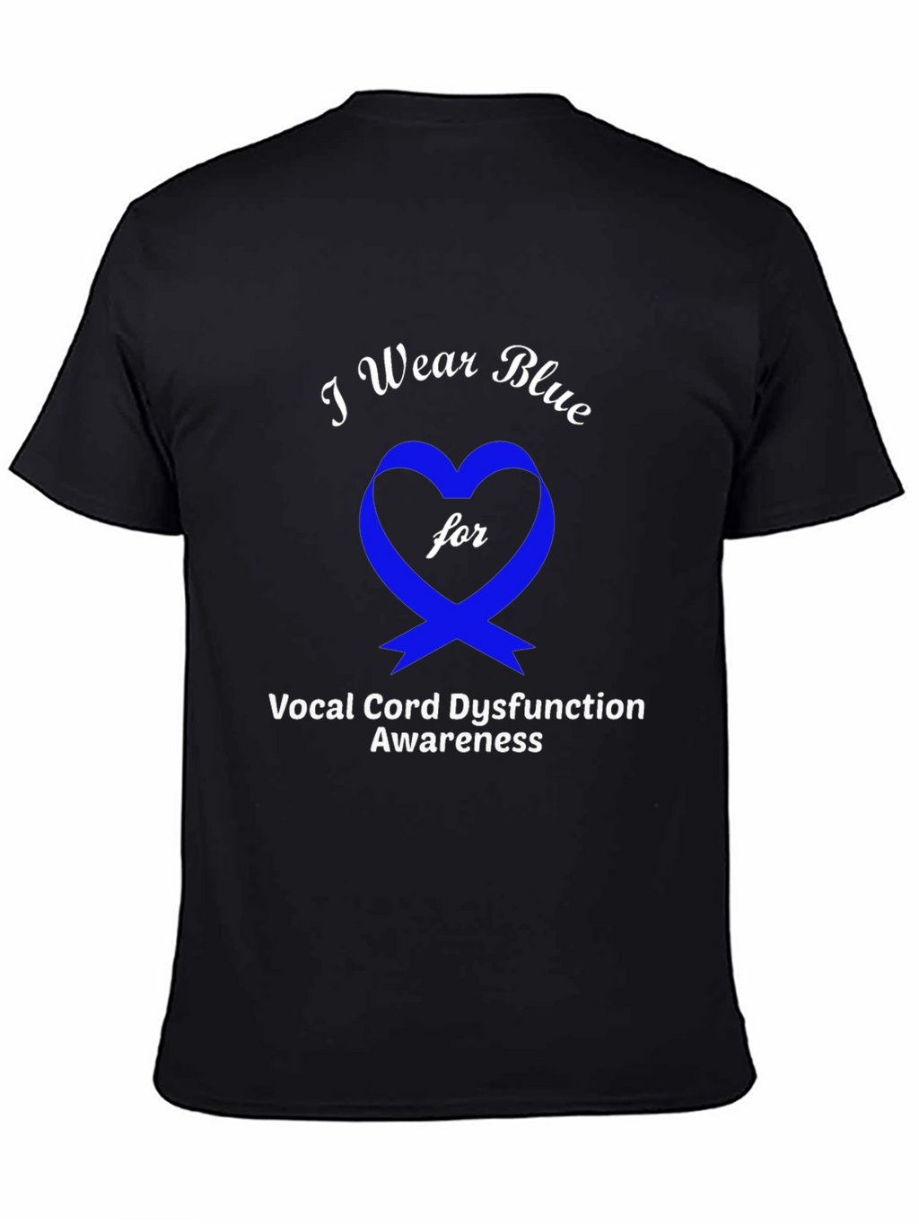 Blue Awareness Ribbon Graphic Tee