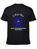Blue Awareness Ribbon Graphic Tee