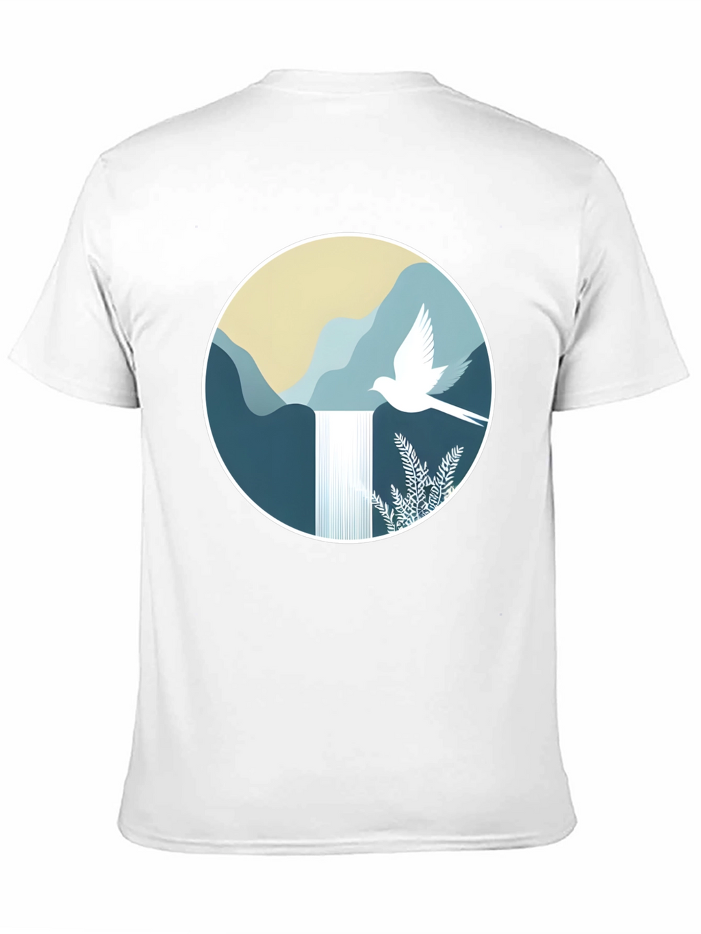 Nature Dove Graphic Tee - Mens Black T-Shirt