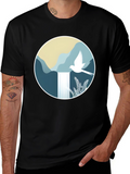 Nature Dove Graphic Tee - Mens Black T-Shirt