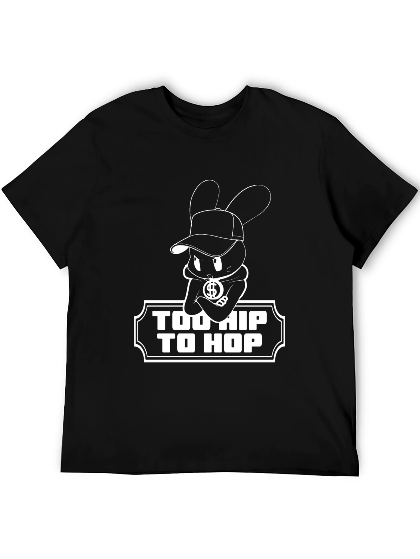 Too Hip To Hop Black Graphic Tee