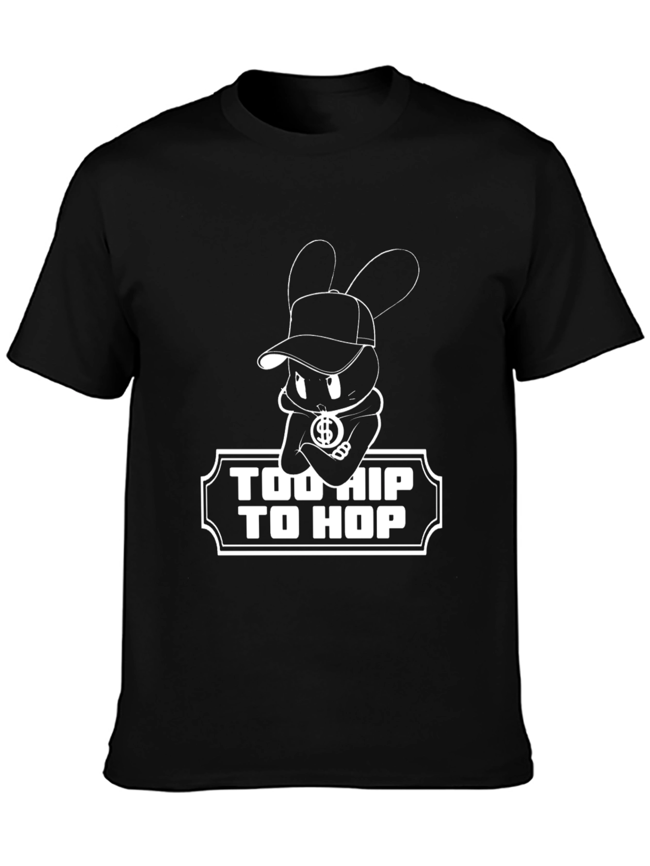 Too Hip To Hop Black Graphic Tee
